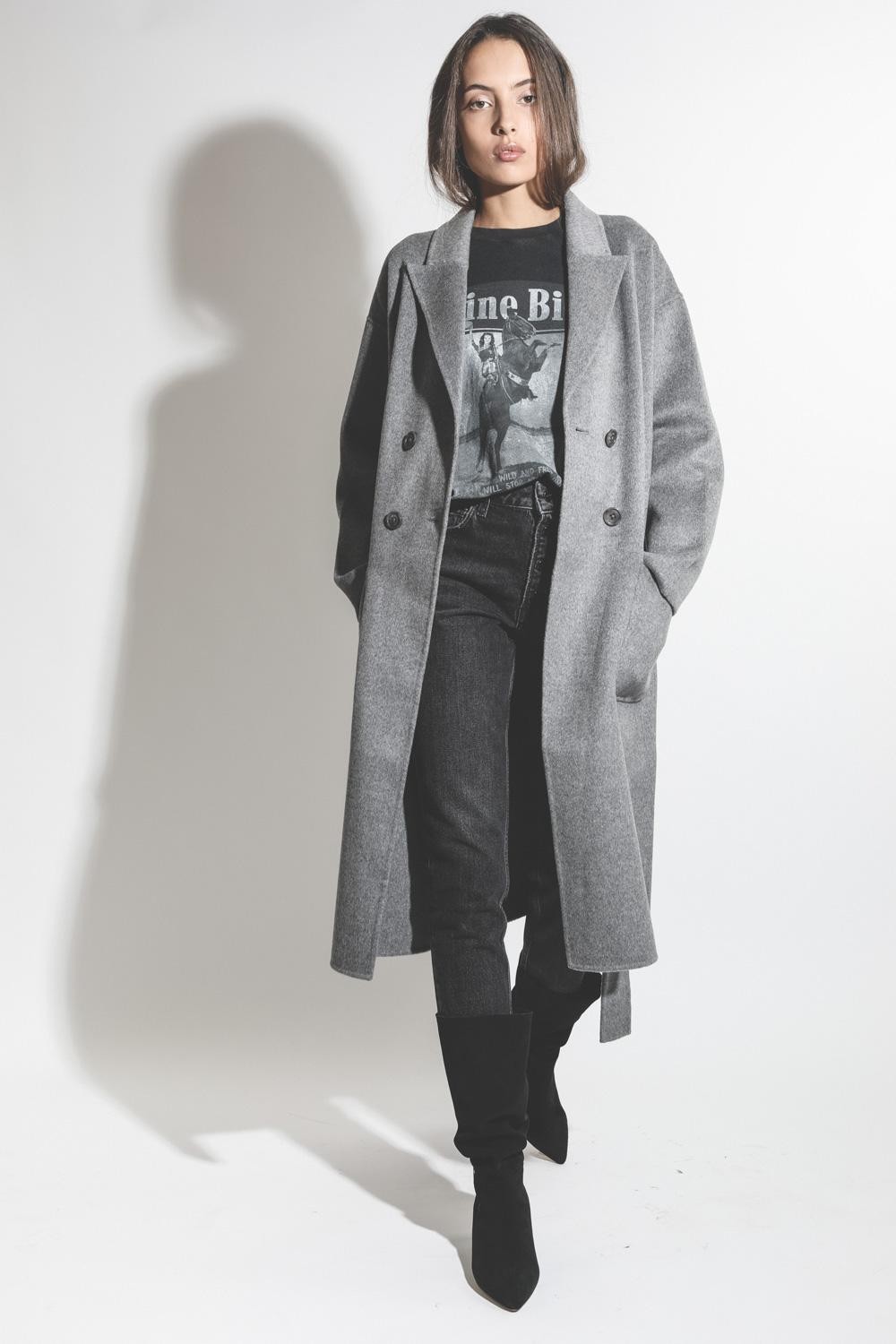 Anine Bing Dylan Coat - Grey  