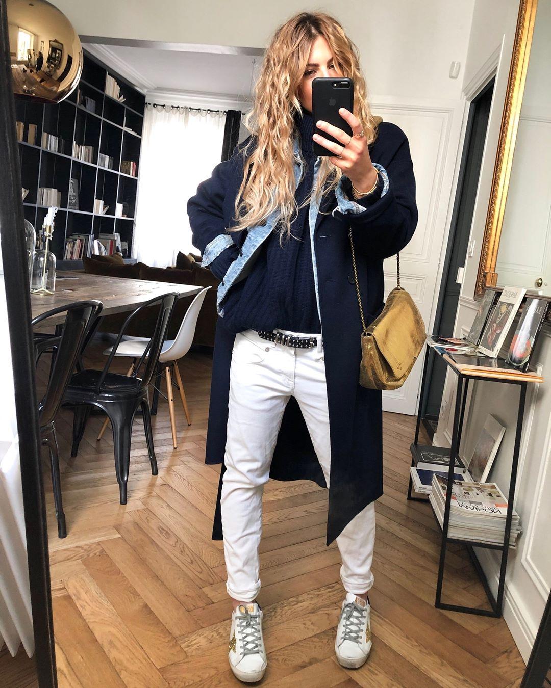 Anine Bing Dylan Coat - Navy   