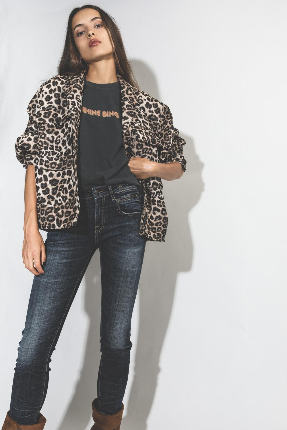Anine Bing  Flynn Jacket - Leopard  
