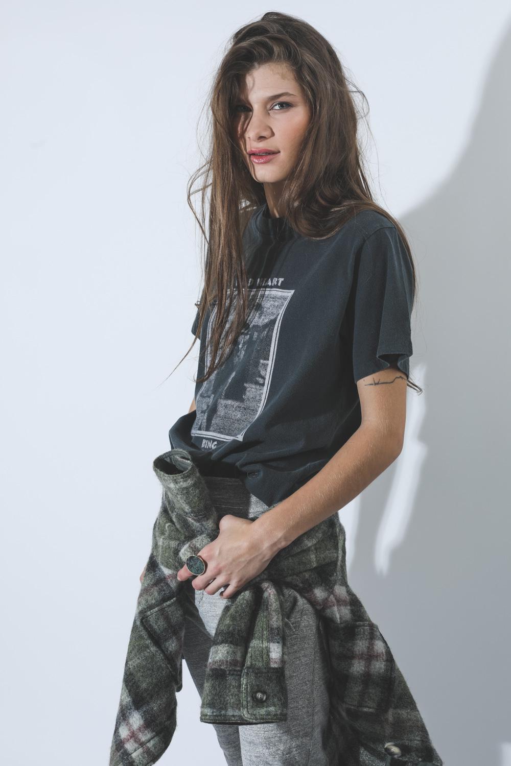 Anine Bing Georgie tee - Mohawk  