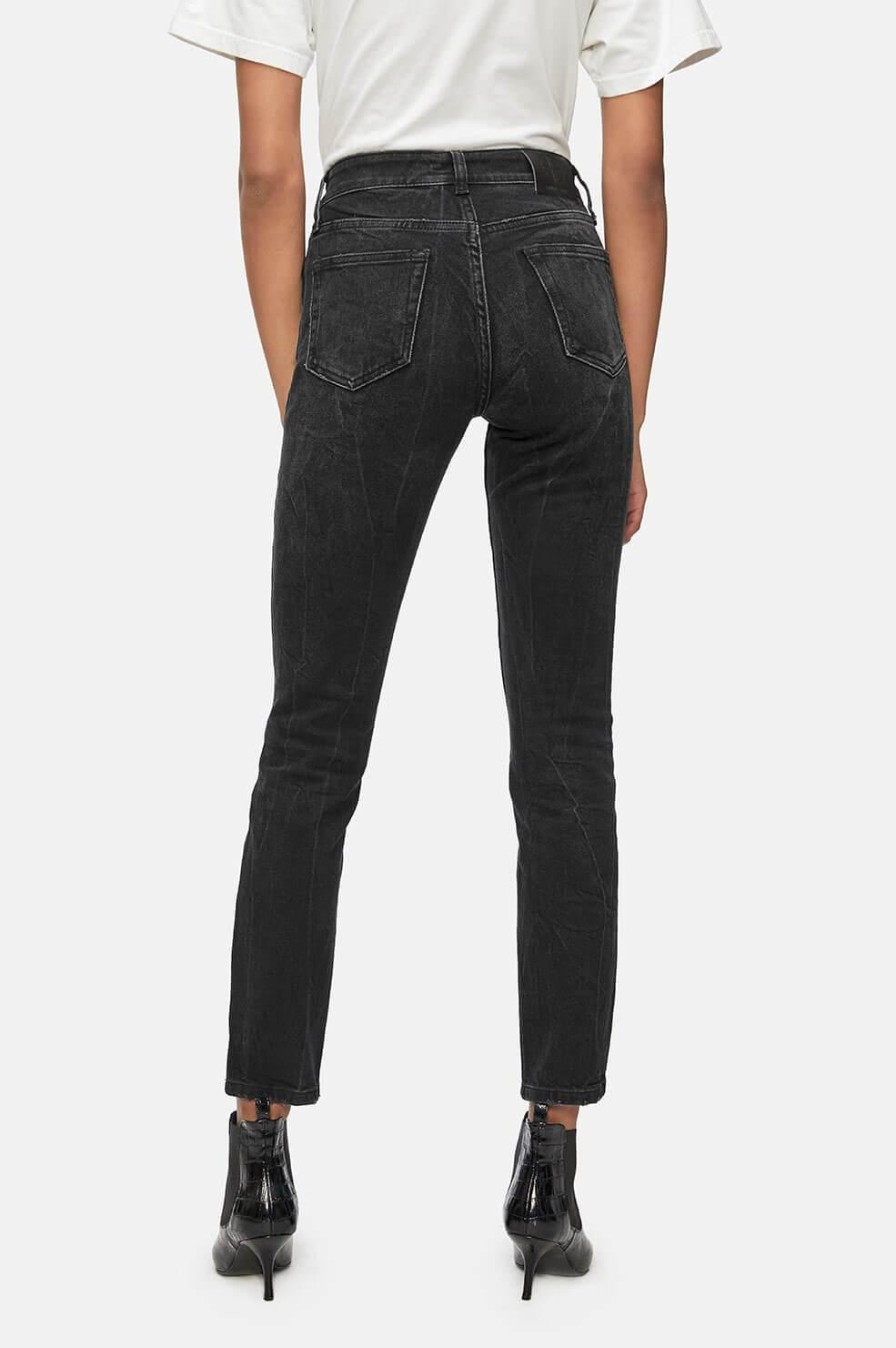 Anine Bing Jagger Jean - Black Stone - Vintage Black   