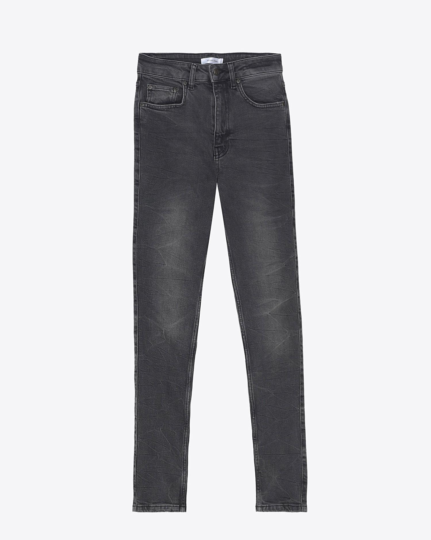 Anine Bing Jagger Jean In Charcoal   