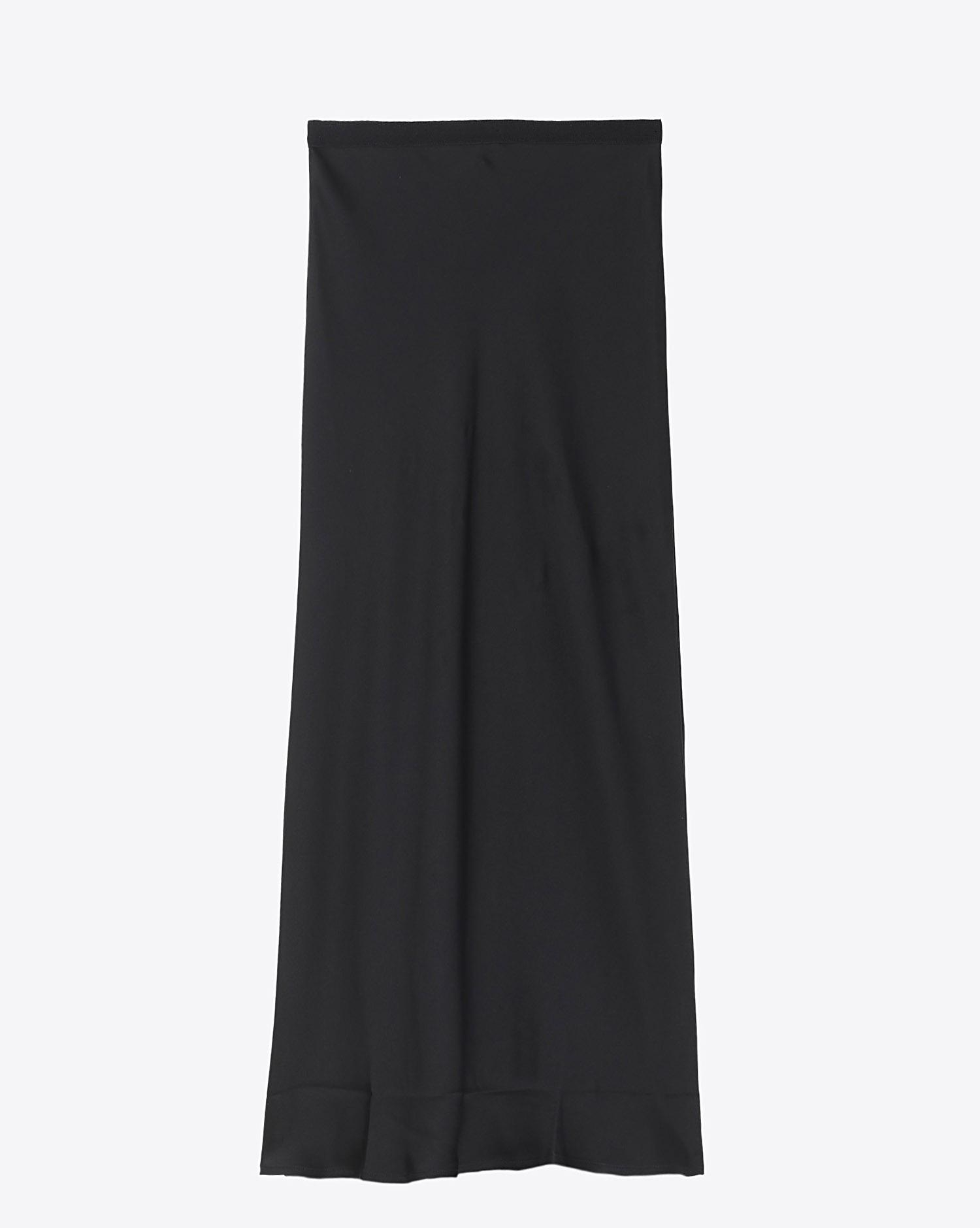 Anine Bing Permanent Bar Silk Skirt - Black  