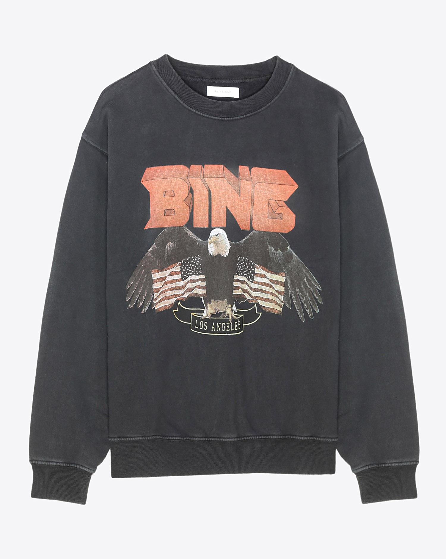 Anine Bing Permanent Vintage Bing Sweatshirt - Black  