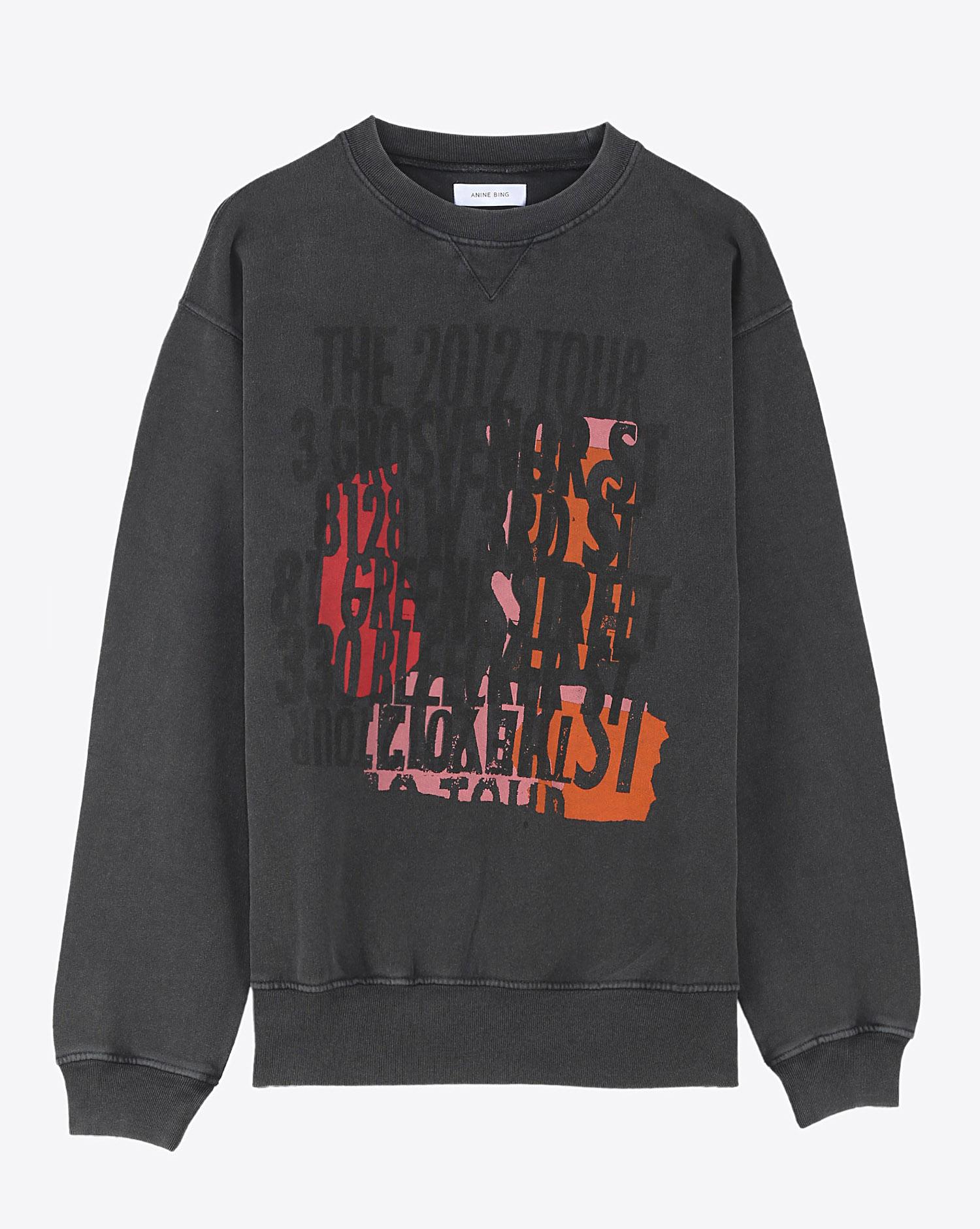 Anine Bing Ramona Streets Sweatshirt - Black  