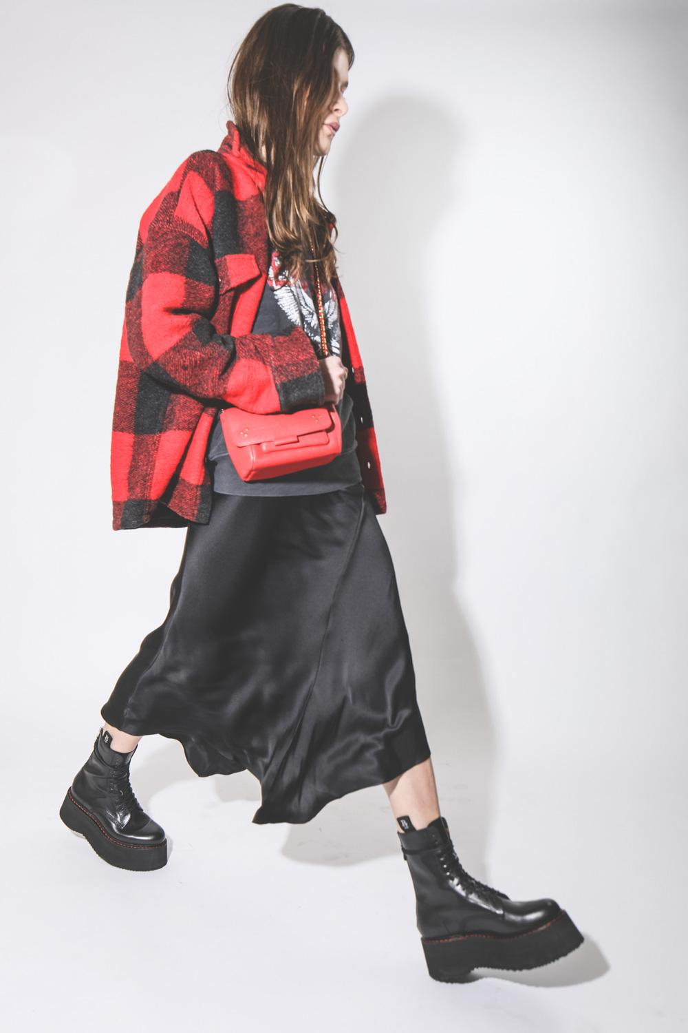 Anine Bing Saint Sweatshirt Revolution - Washed Black  