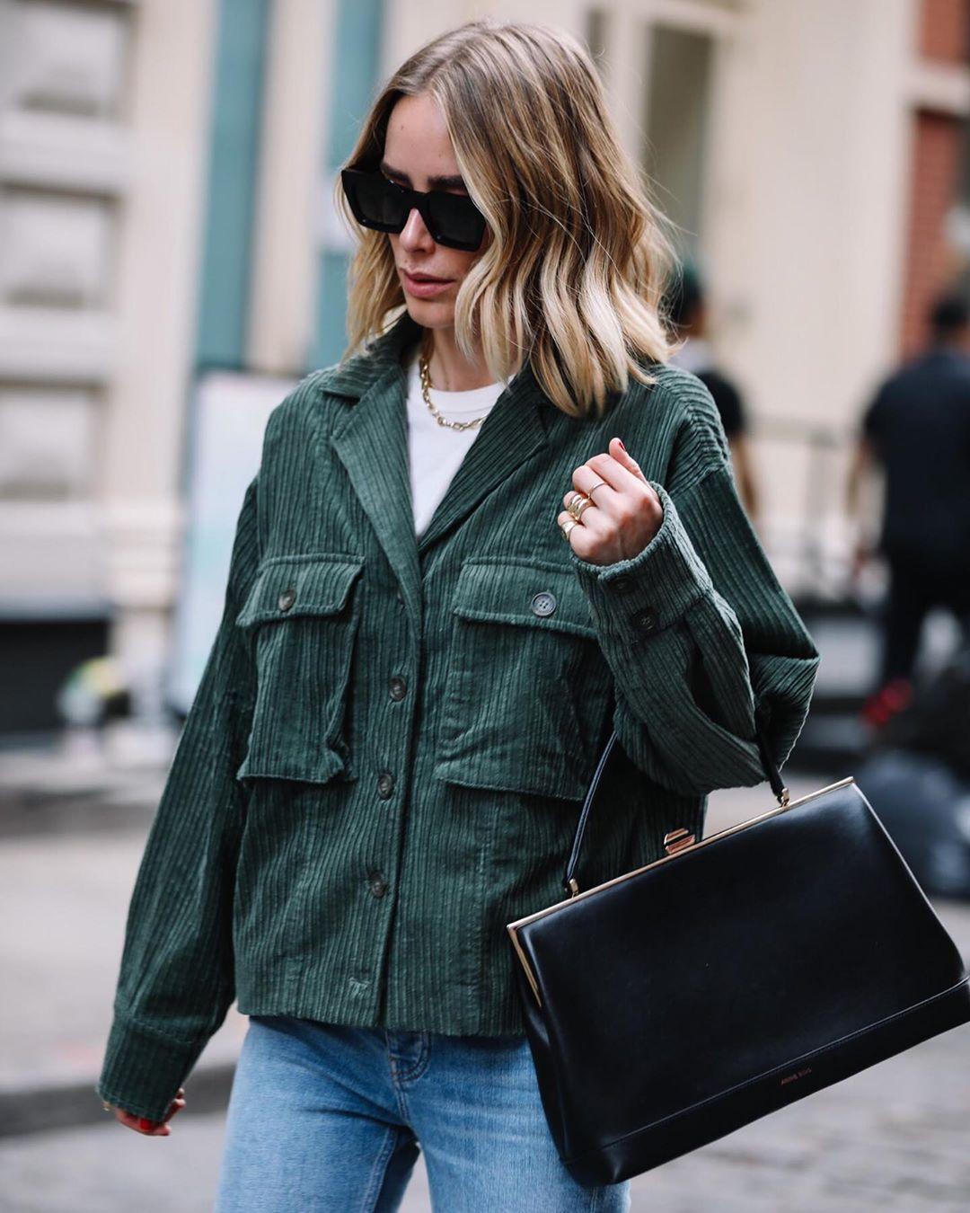 Anine Bing Sam Jacket - Green   