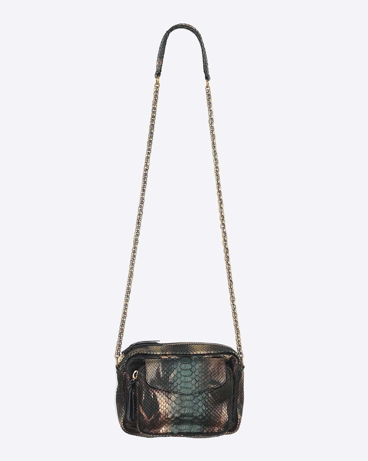 Claris Virot Charly Python - New metallique Peacock   
