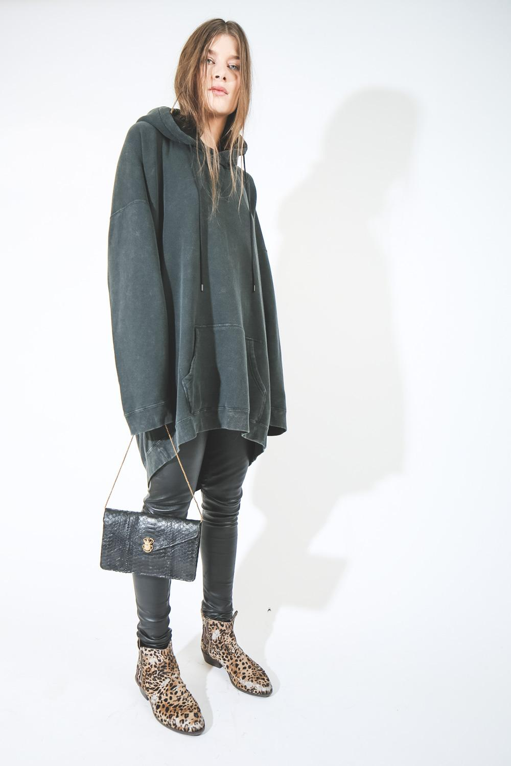 Claris Virot Porte Cartes Python Big Alex - Noir - Or 
