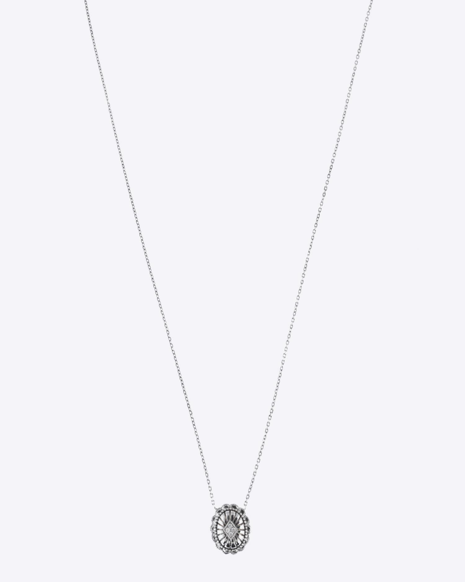 De Jaegher Collier Cow Boy Dream - Argent & Diamant blancs   