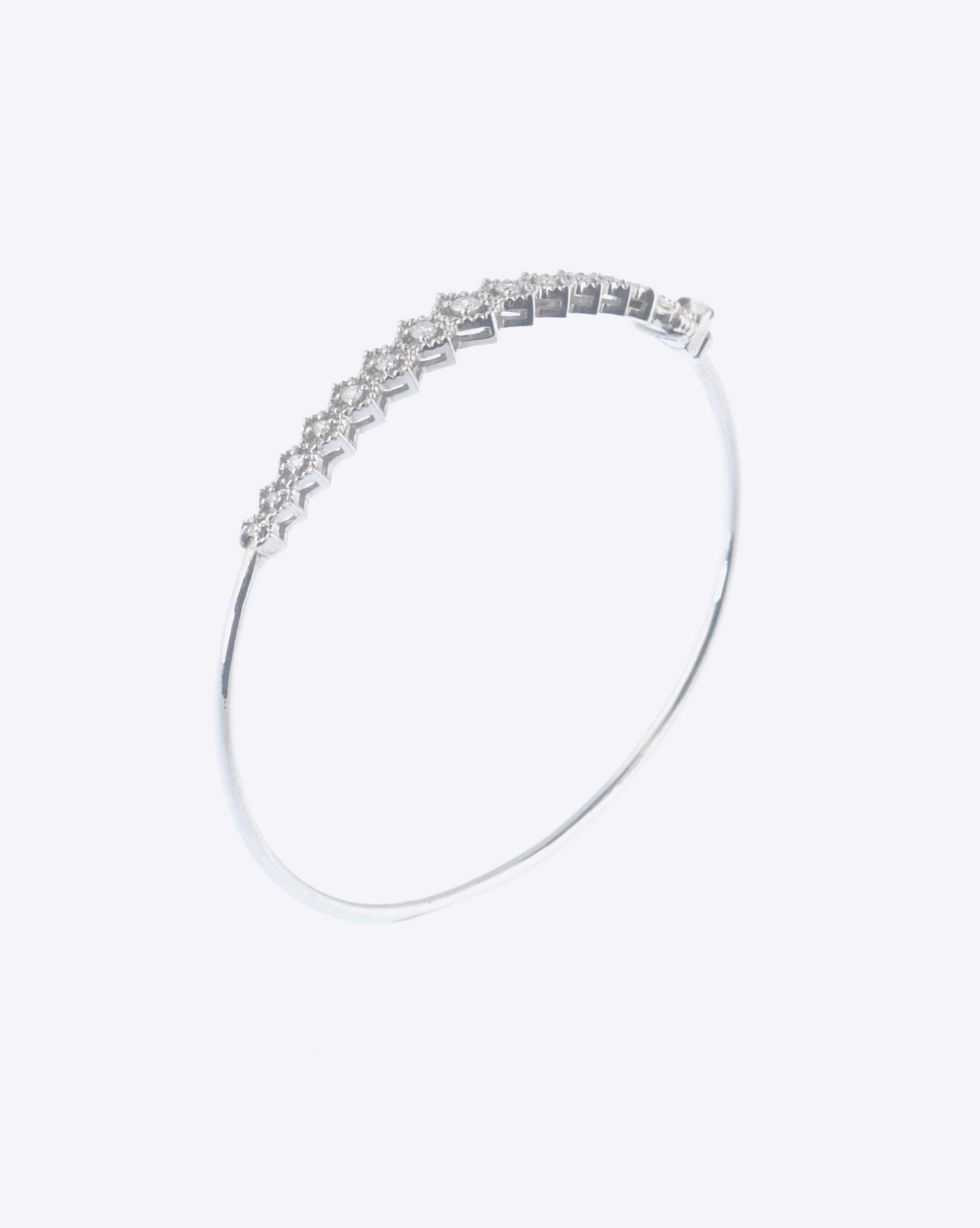 De Jaegher Cuff Light Fever - Argent & Diamants blancs  