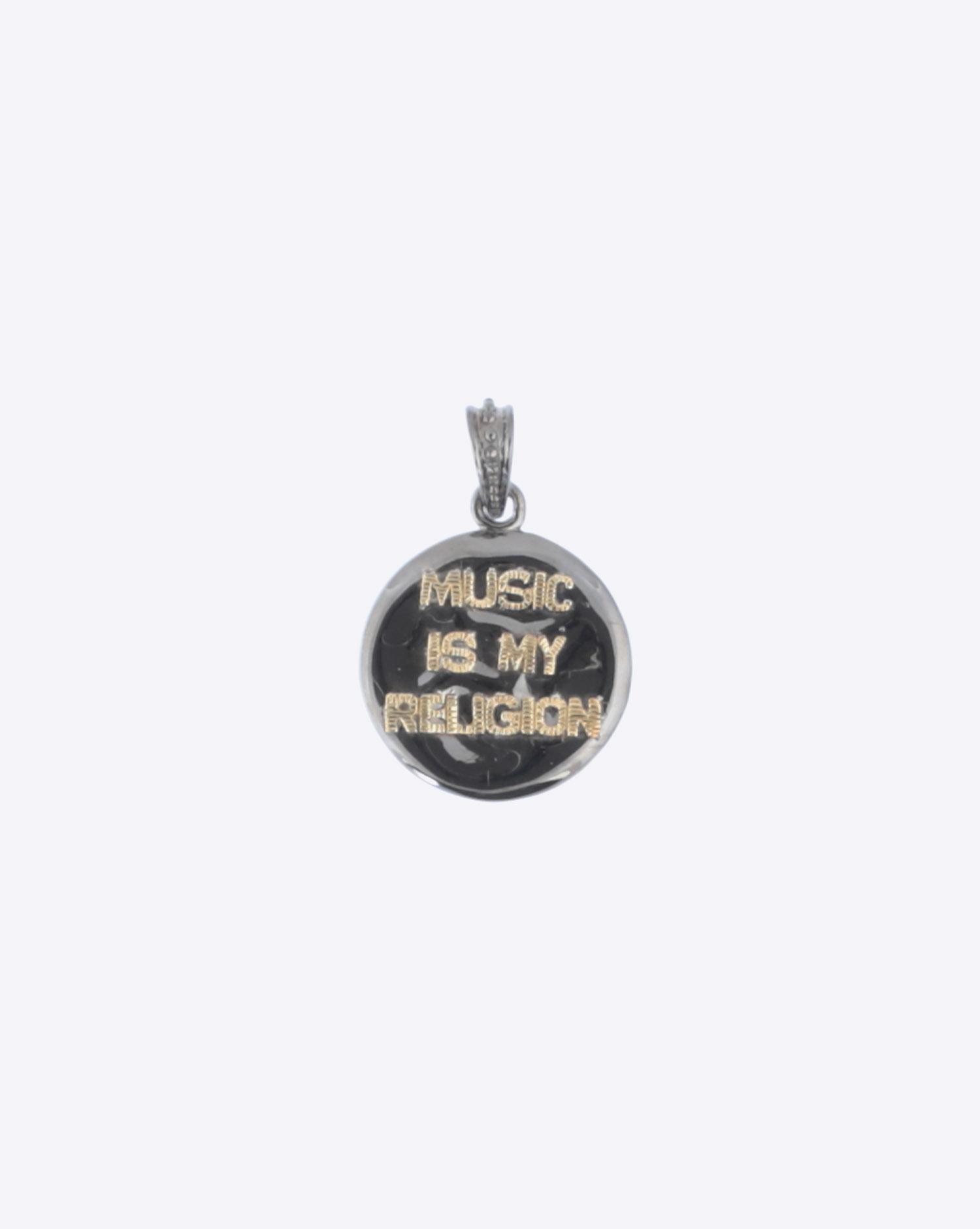 De Jaegher Pendentif Music  en Or Jaune et Argent.   