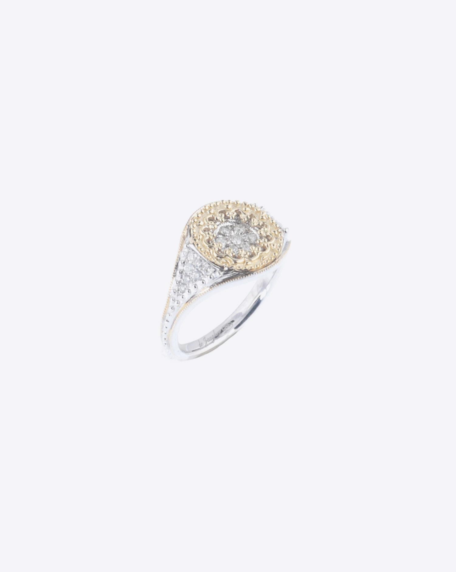 De Jaegher Ring Lovely - Or Jaune - Argent & Diamants Blancs  
