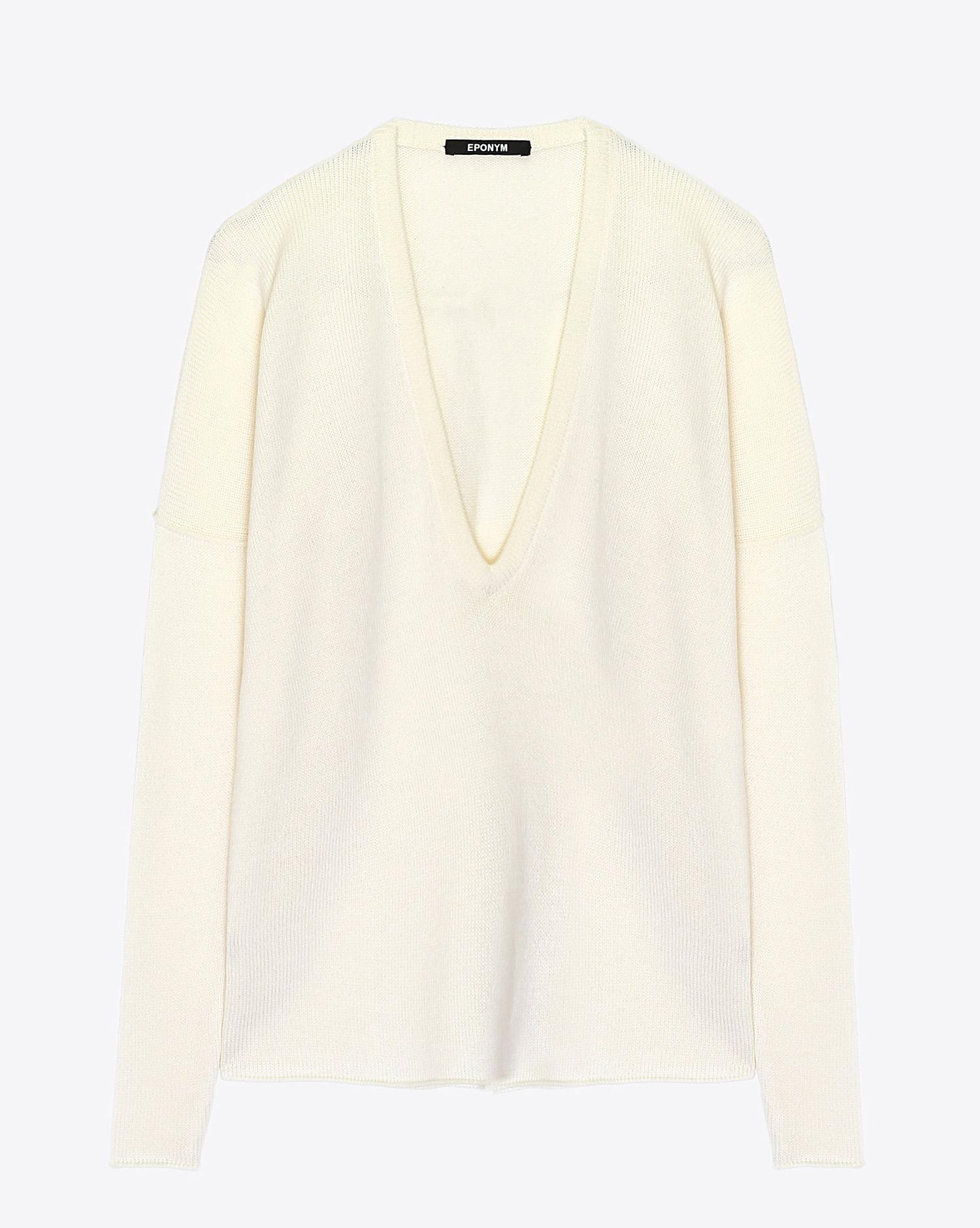 Eponym Creation Pull Esteban Cachemire - Chalk  