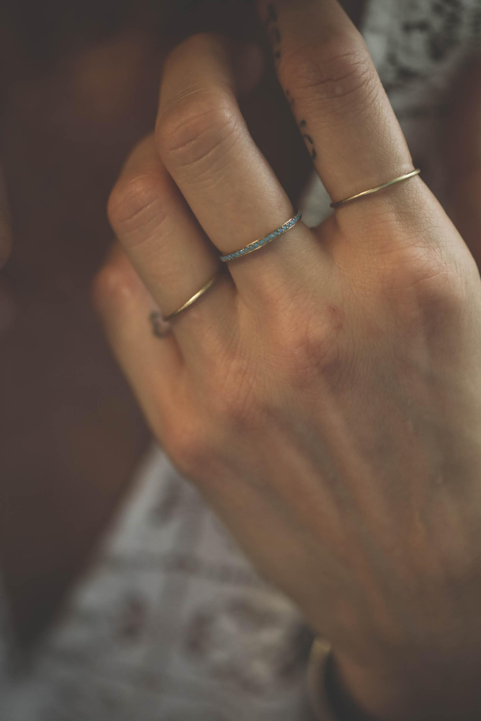 Feidt Bague Alliance Jonc Sabl Or Jaune 9K