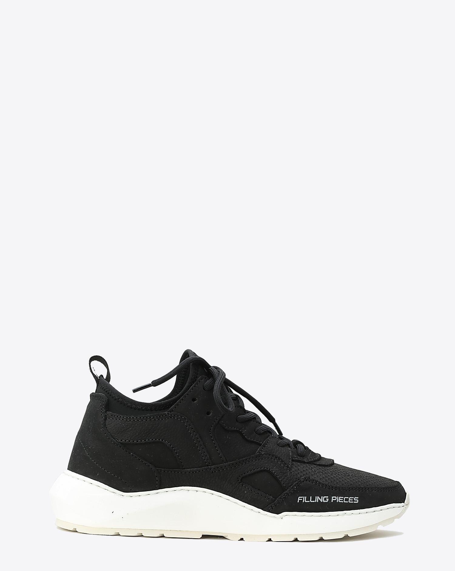 Filling Pieces Sneakers Fence Origin Low Arch Runner Fence All Black Black