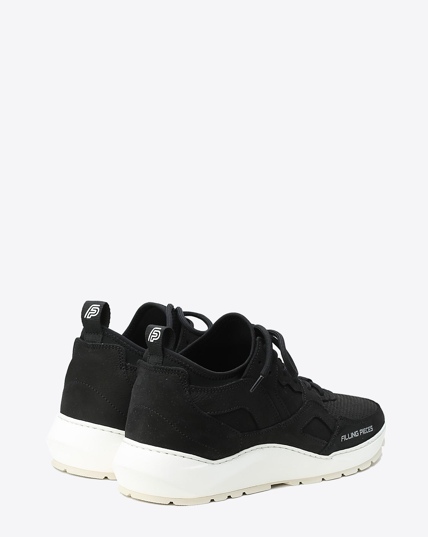 Filling Pieces Sneakers Fence Origin Low Arch Runner Fence All Black Black
