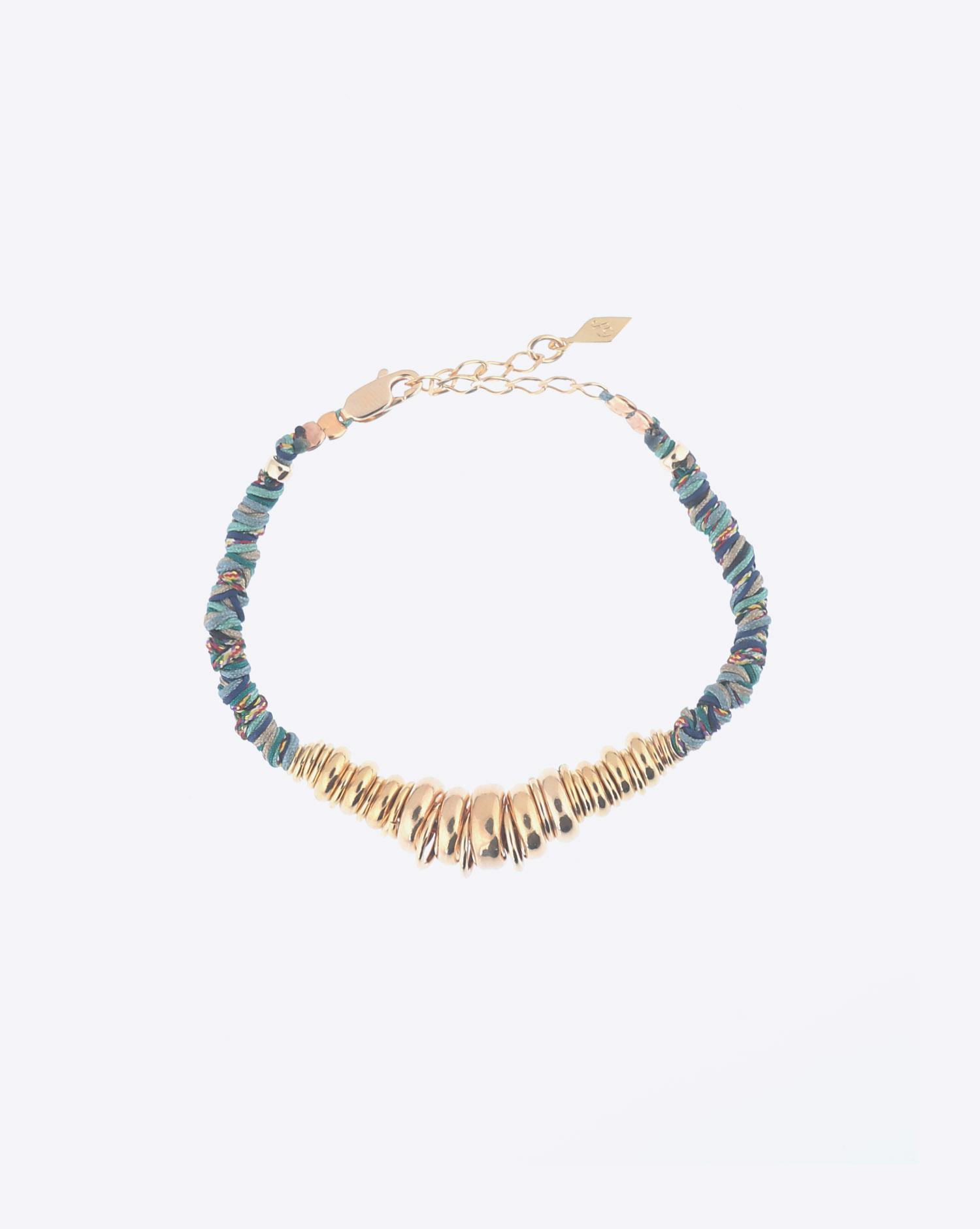 Gachon Pothier Bracelet Masai XXL - Bleu   