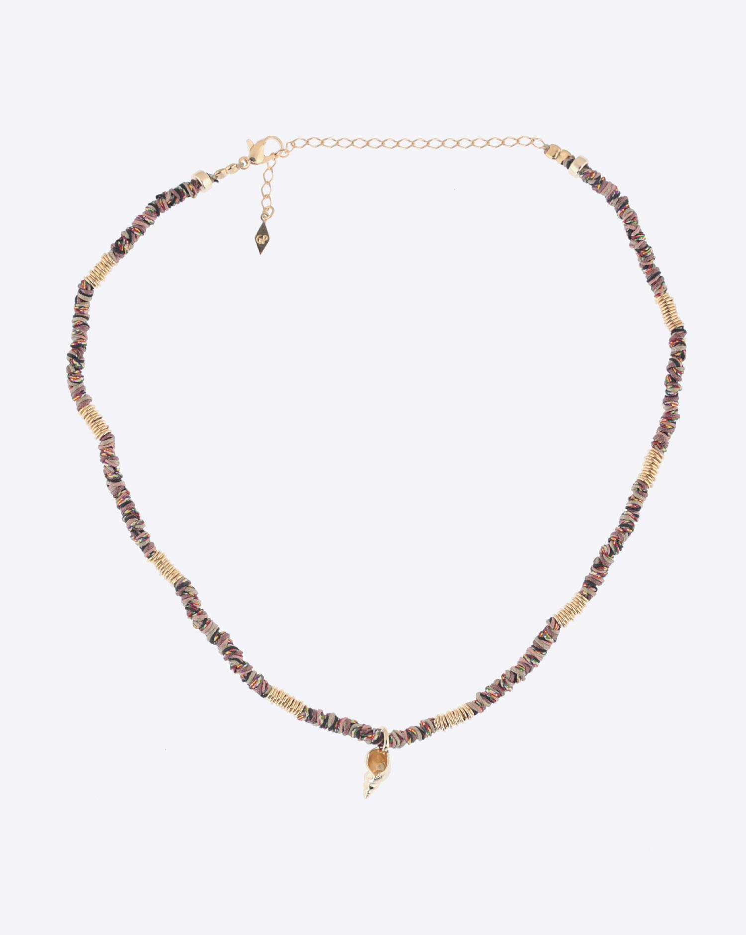 Gachon Pothier Collier Choker Masai - Rose   