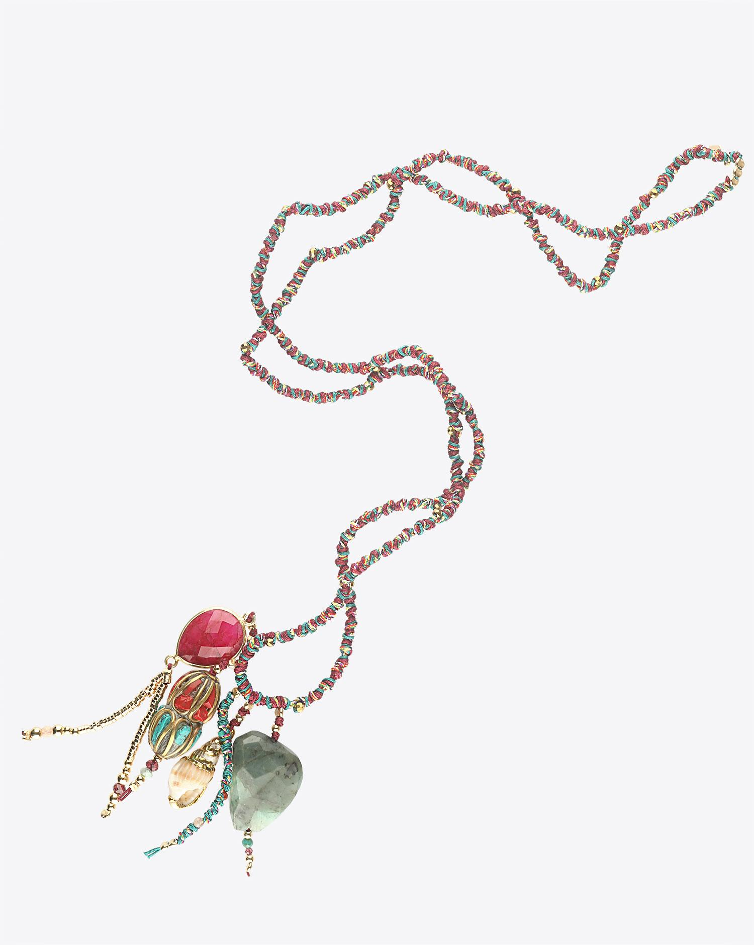 Gachon Pothier Collier Formentera - Rose Turquoise   