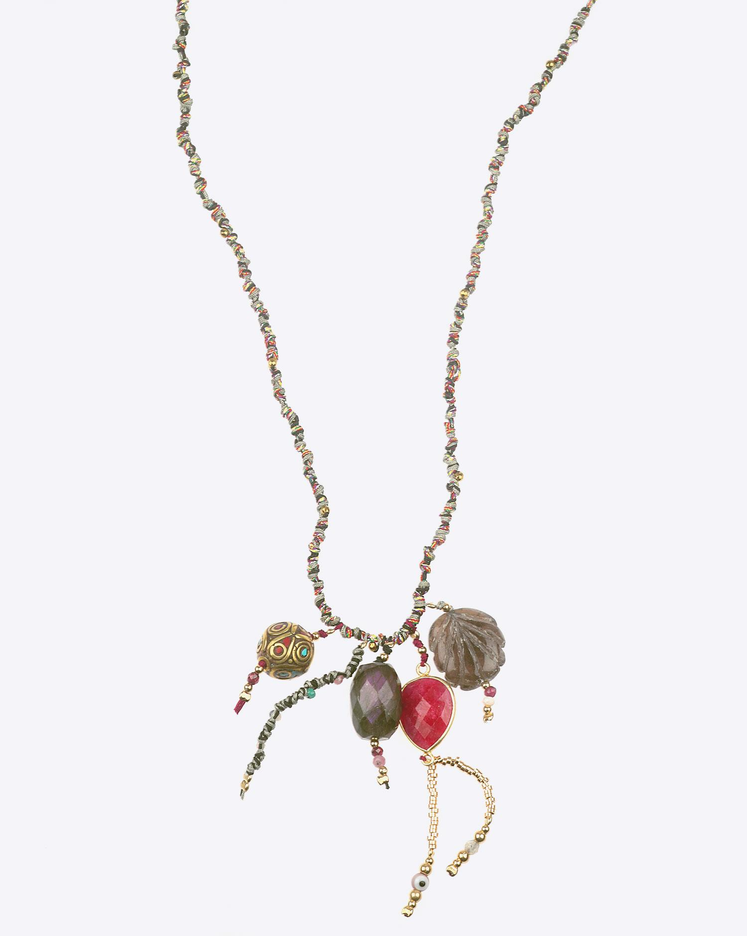 Gachon Pothier Collier Formentera - Rouge 