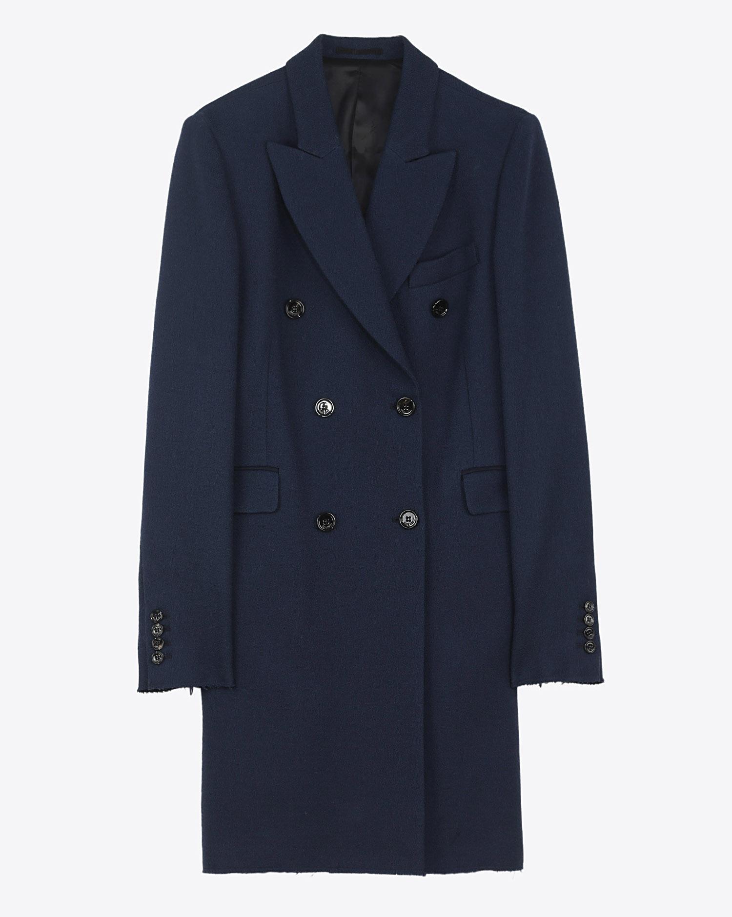 Golden Goose Vêtements Pré-Collection Manteau Miya - Navy Wool  