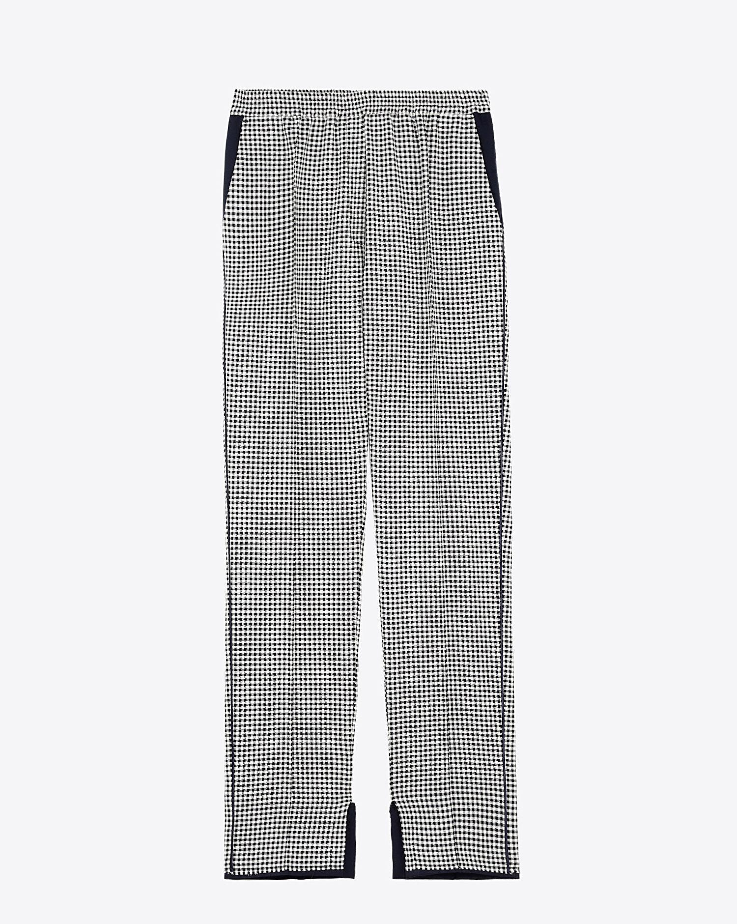 Golden Goose Vêtements Pré-Collection Pant Minori - Navy White Check  