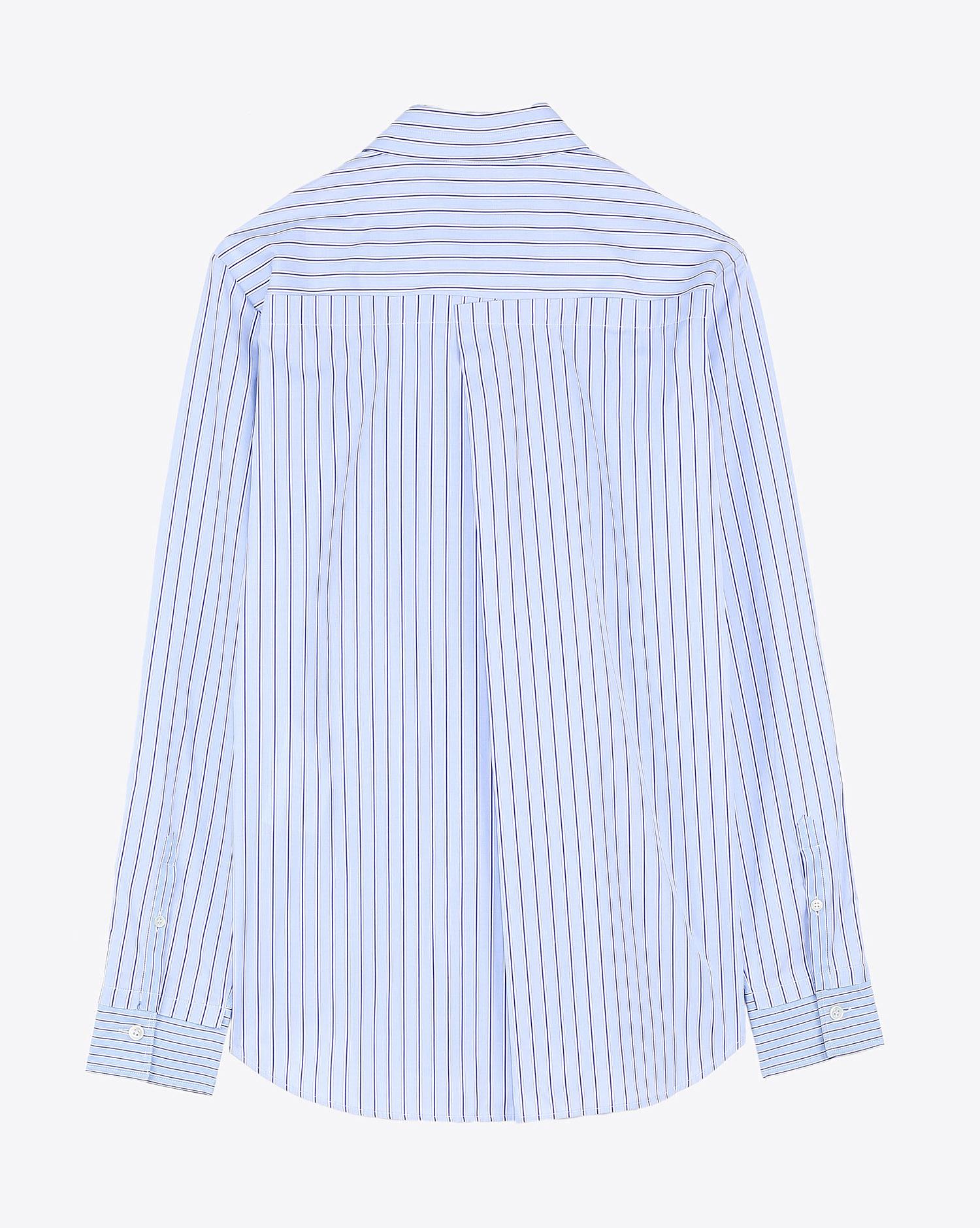 Golden Goose Vêtements Pré-Collection Shirt Golden - Light Blue Stripes   