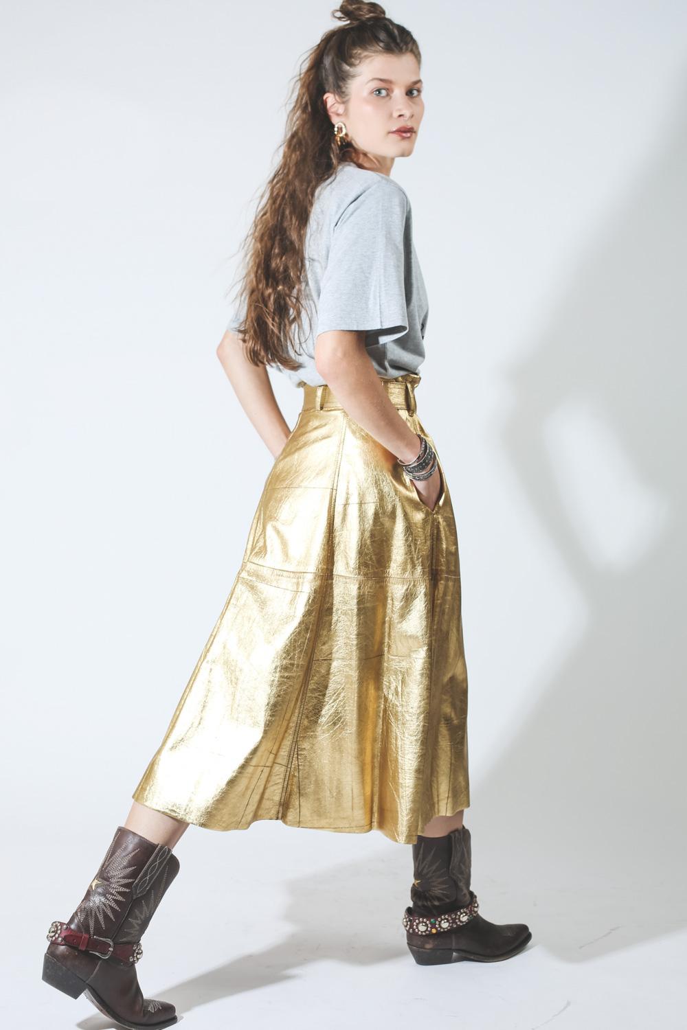 Golden Goose Vêtements Pré-Collection Skirt Akemi - Gold  