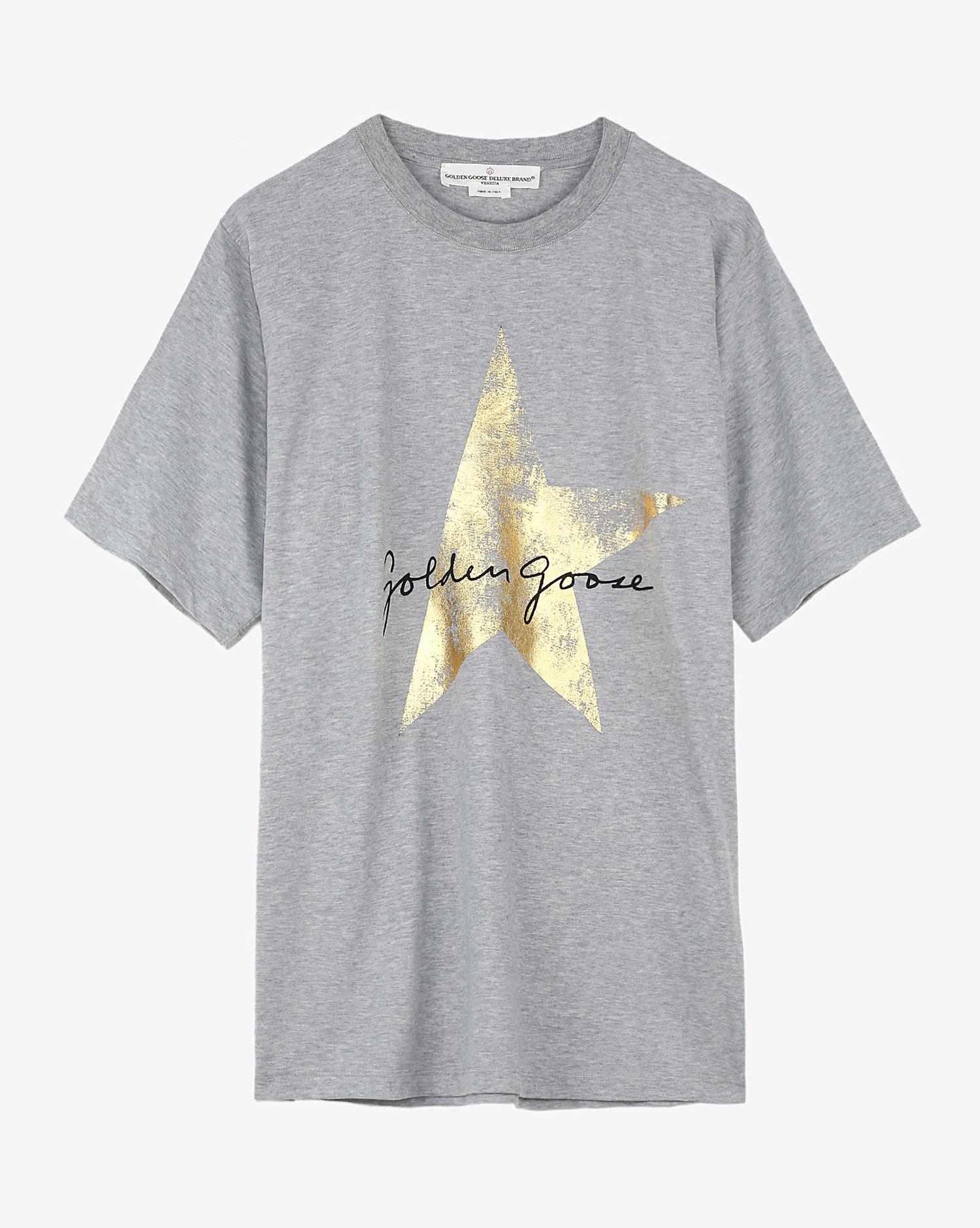 Golden Goose Vêtements Pré-Collection T-shirt Hoshi - Melange Golden star  