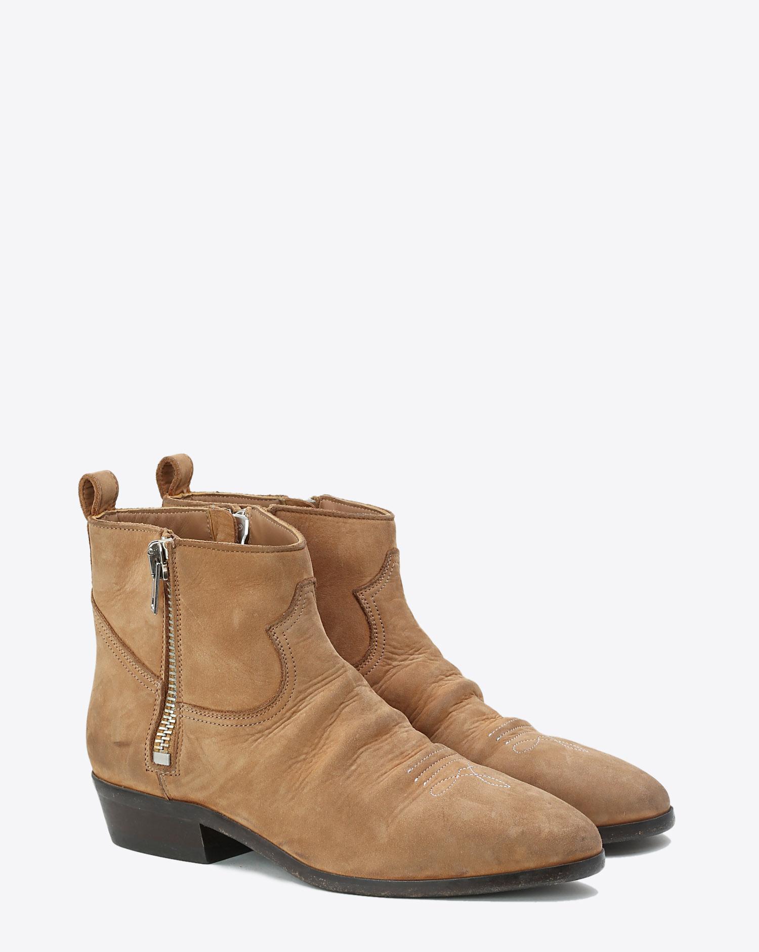 Golden Goose Woman Chaussures Collection Boots Viand - Whisky Leather  