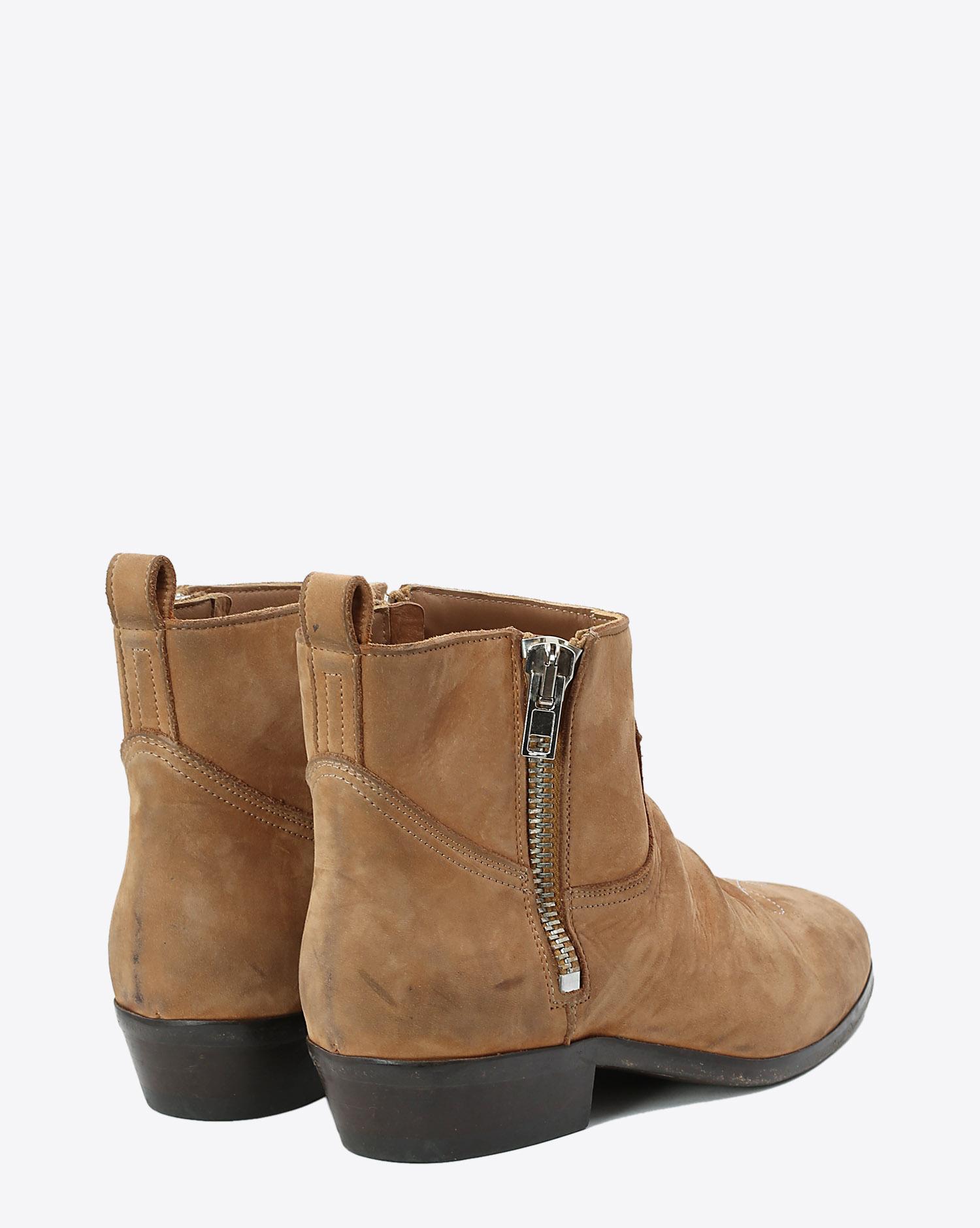 Golden Goose Woman Chaussures Collection Boots Viand - Whisky Leather  