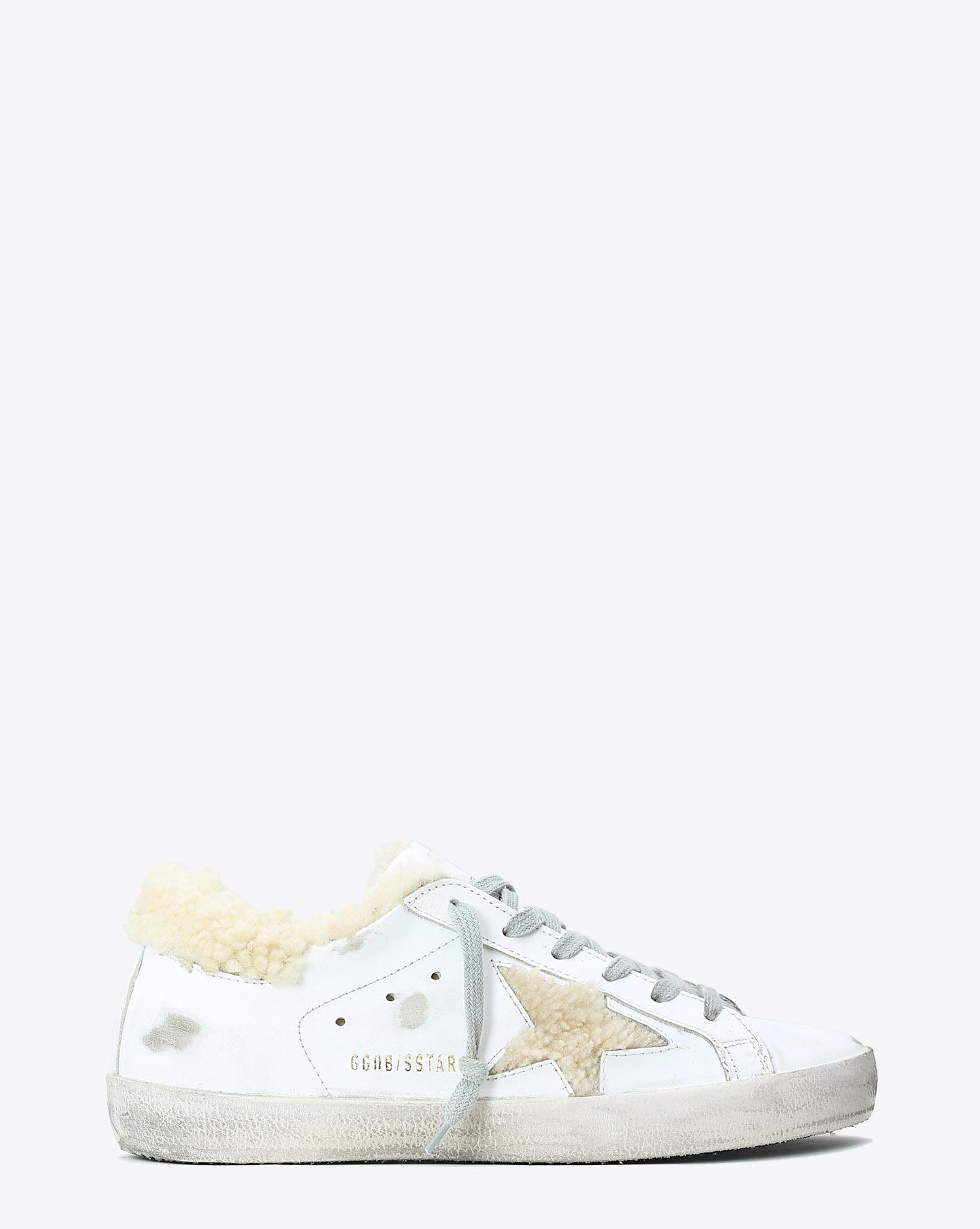 Golden Goose Woman Collection Sneakers Superstar - White Shearling  