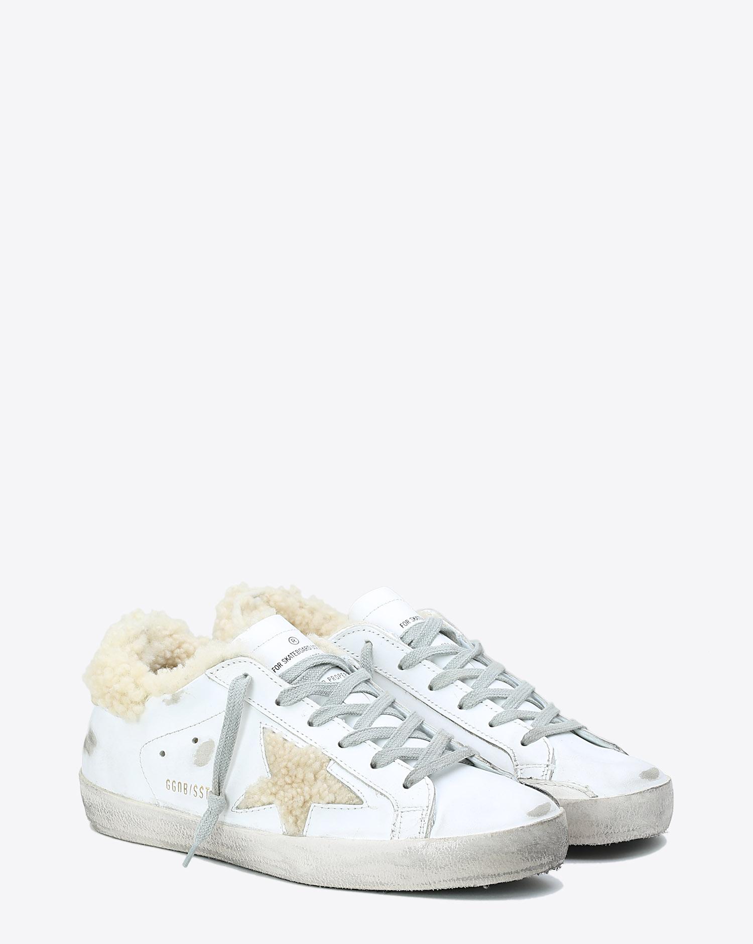 Golden Goose Woman Collection Sneakers Superstar - White Shearling  