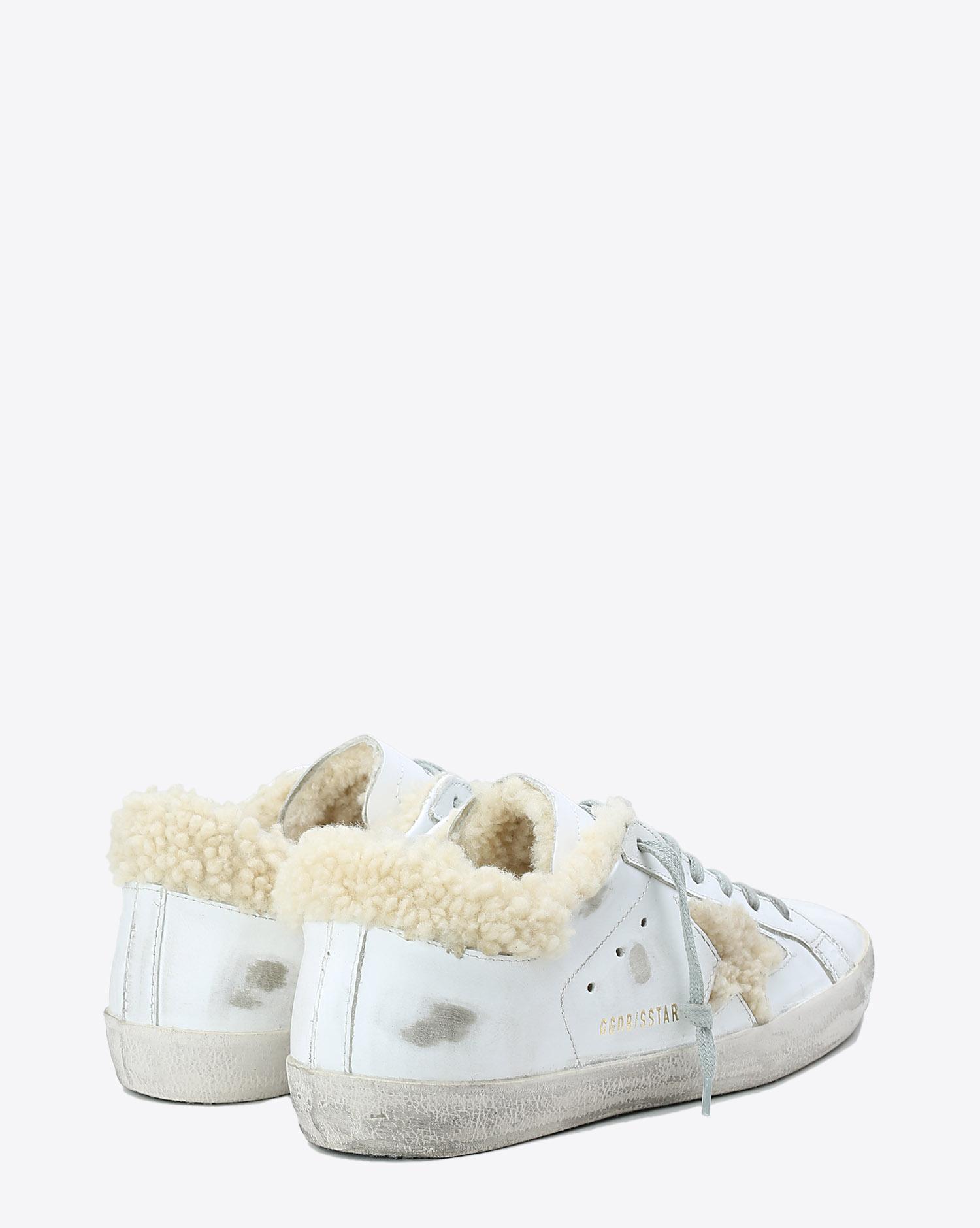 Golden Goose Woman Collection Sneakers Superstar - White Shearling  