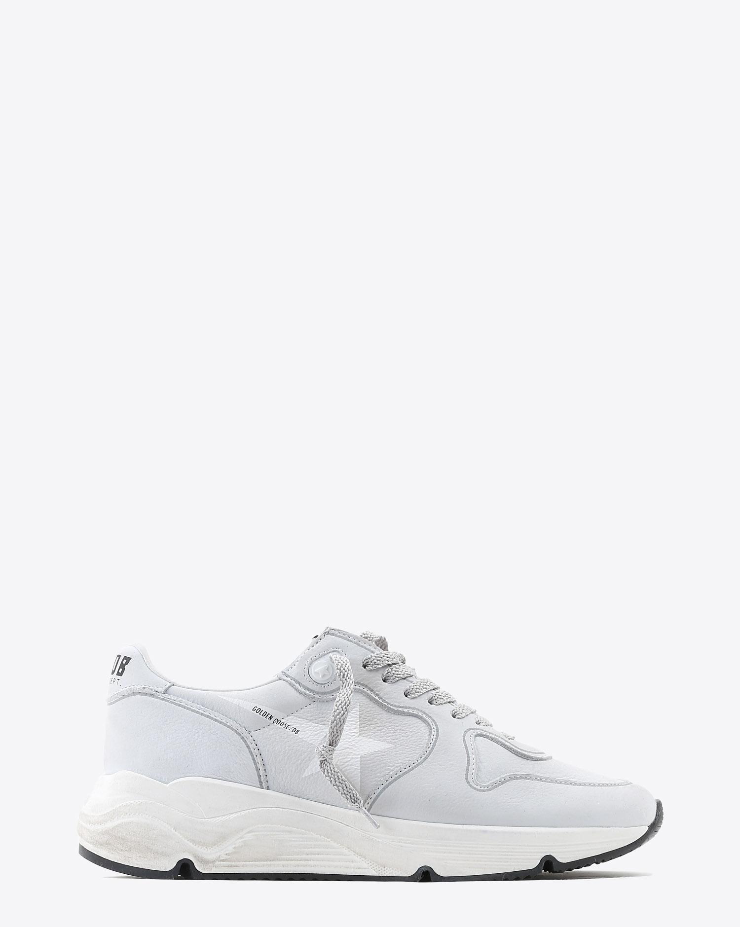 Golden Goose Woman Pré-Collection Sneakers Running Sole - White Nabuk   