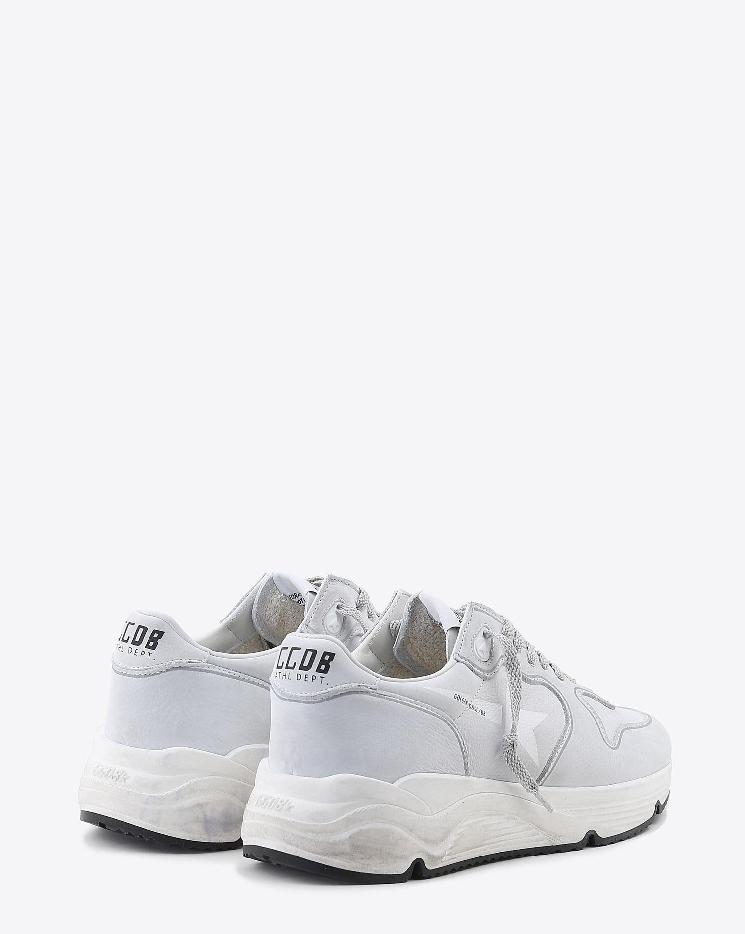 Golden Goose Woman Pré-Collection Sneakers Running Sole - White Nabuk   