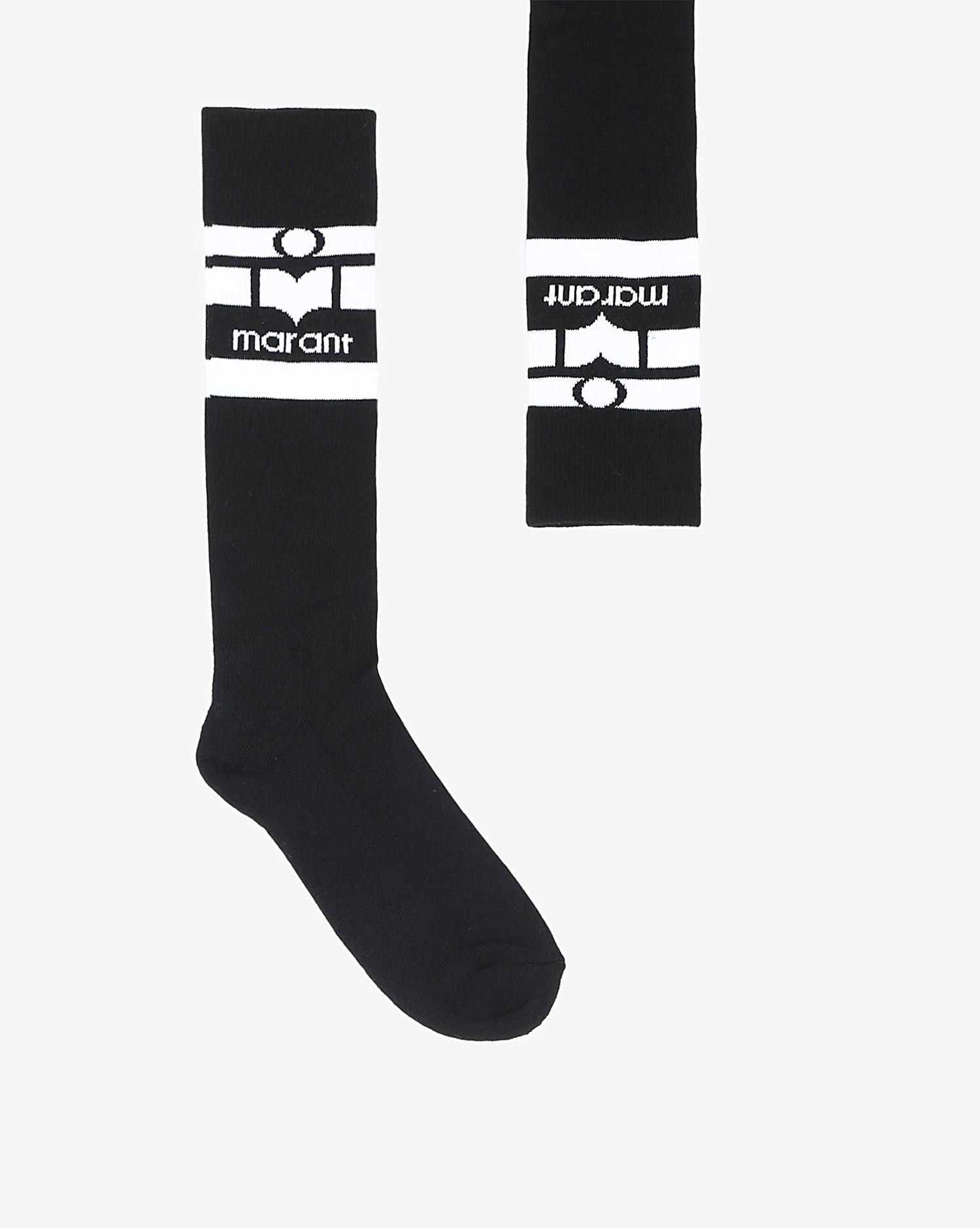 Produit Isabel Marant Accessoires Chaussettes VIBY - Black  