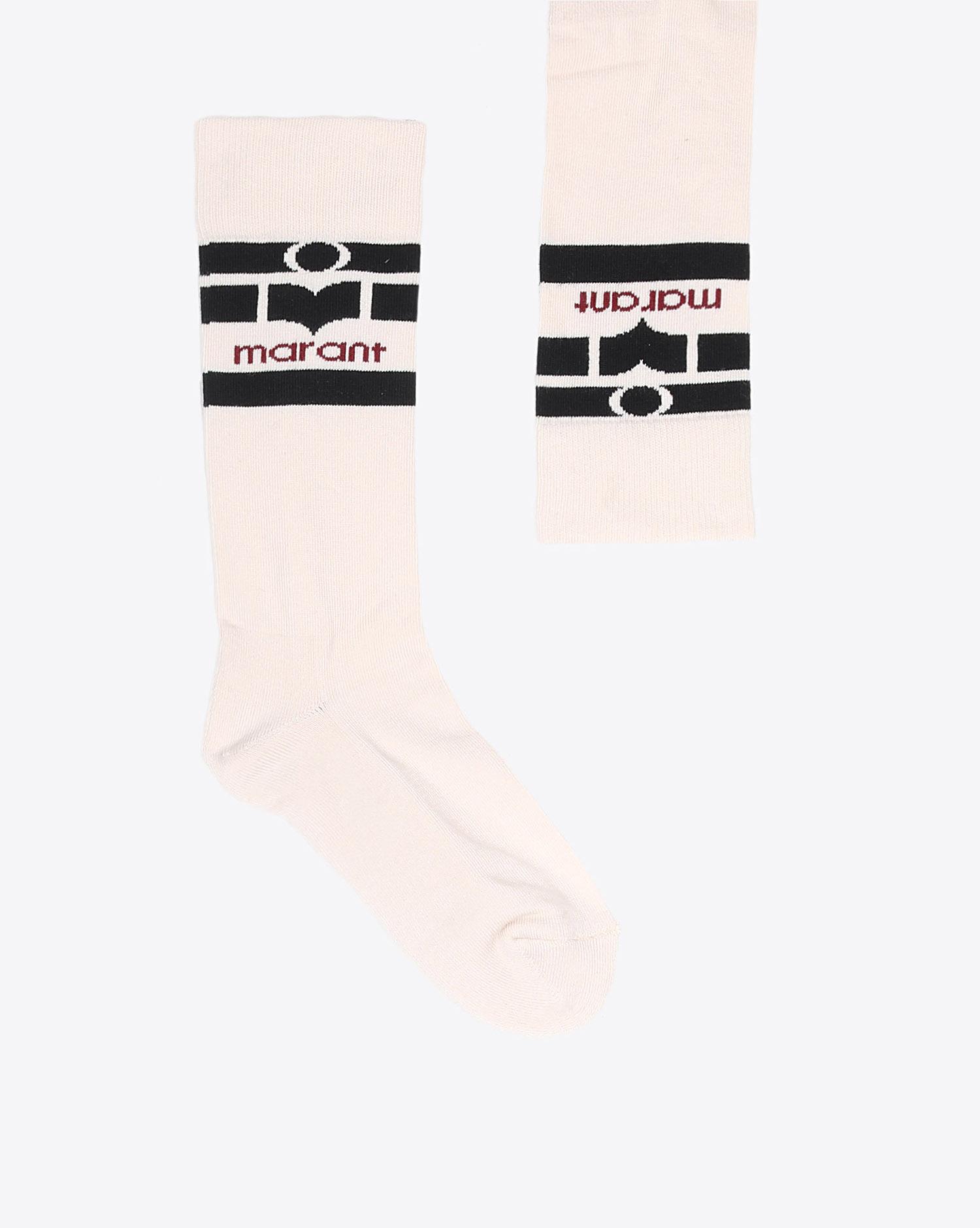 Isabel Marant Accessoires Chaussettes VIBY - Ecru  