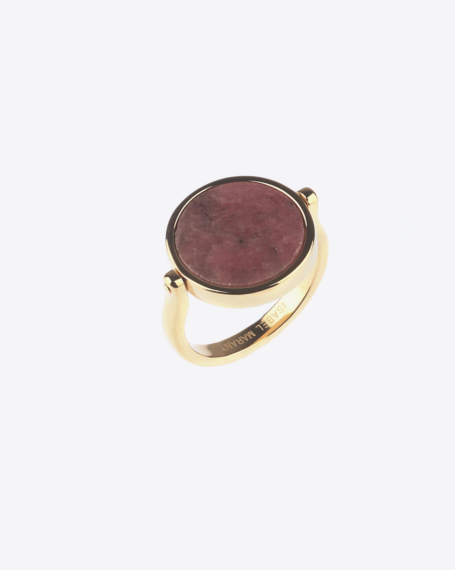 Isabel Marant Bijoux Bague Dor&eacute;e JULIUS - Pink  
