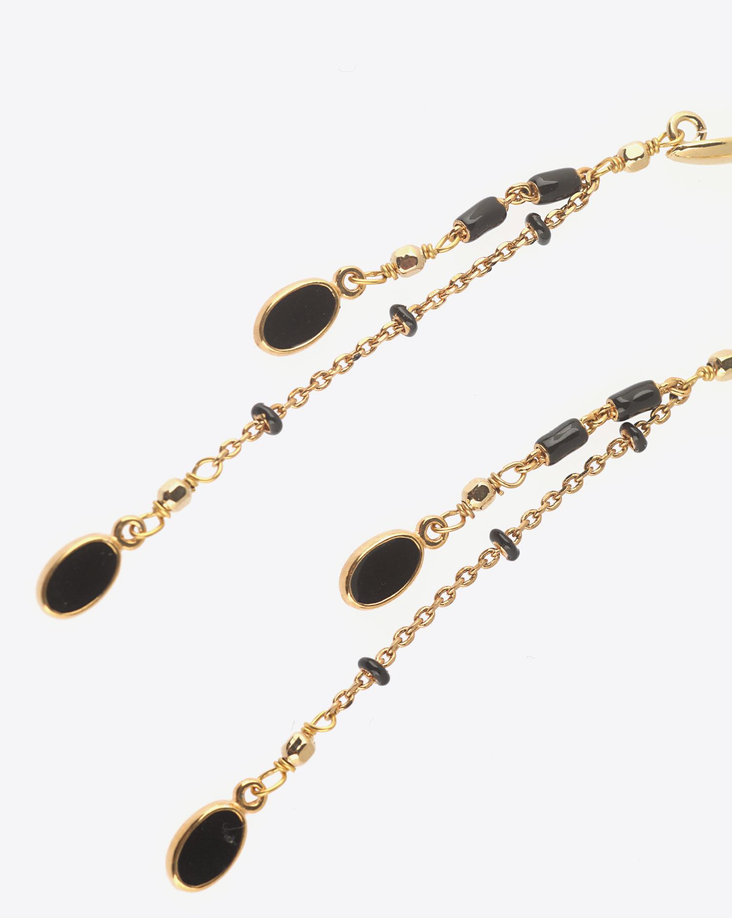 Isabel Marant Bijoux Boucles d'Oreilles CASABLANCA - Noir  