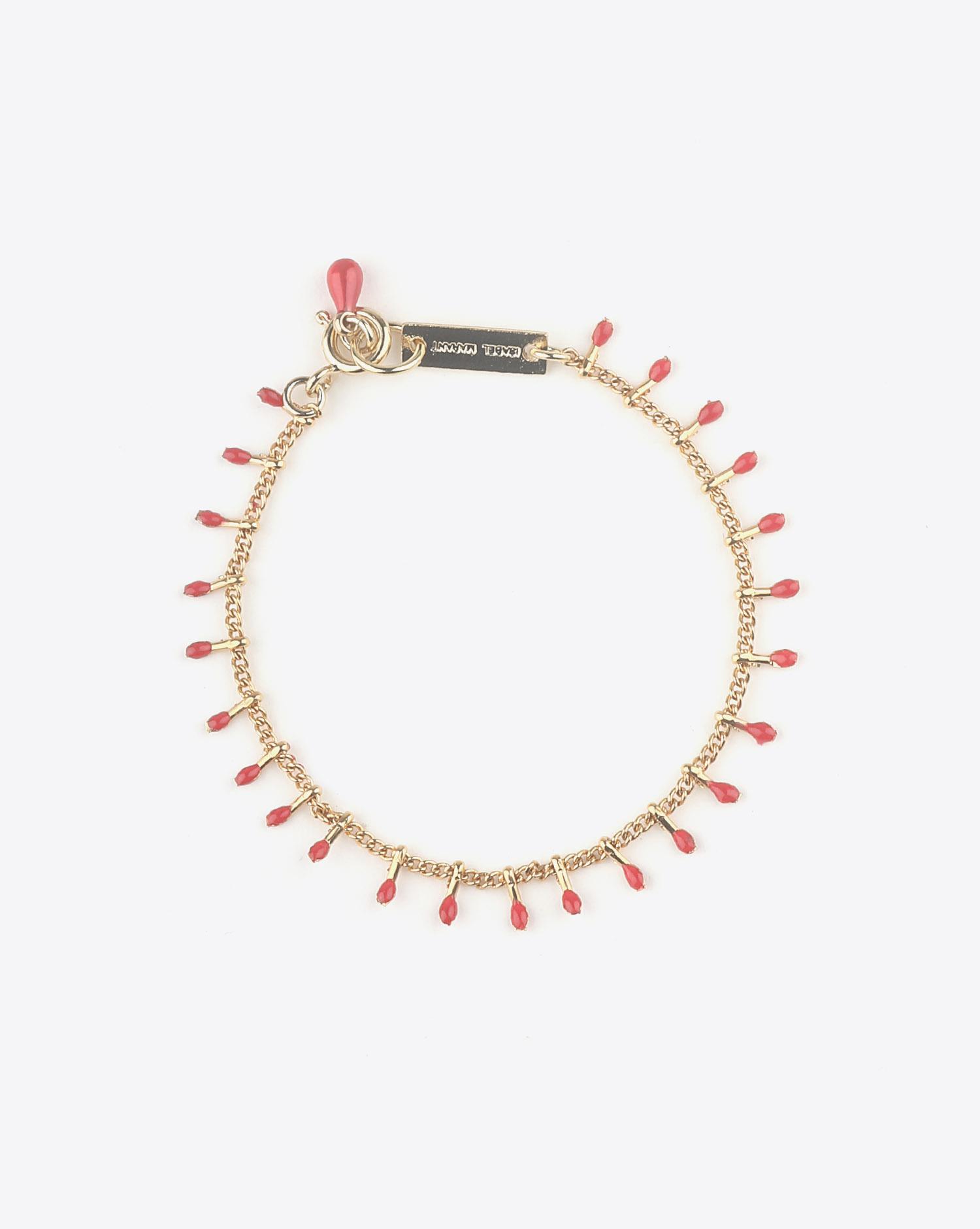 Isabel Marant Bijoux Bracelet CASABLANCA Mini Perles - Red  