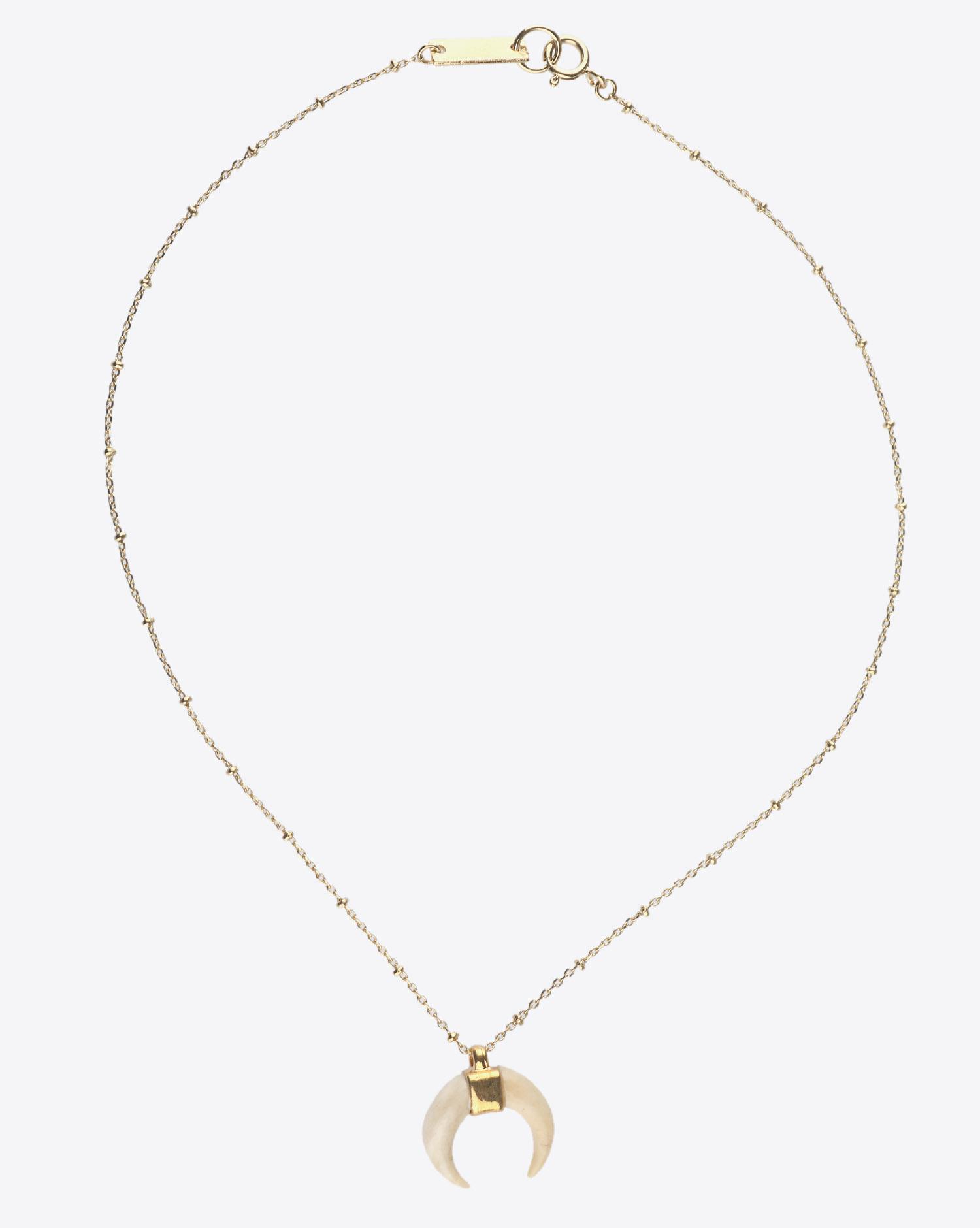 Isabel Marant Bijoux Collier Zanzibar - EcruDoré  