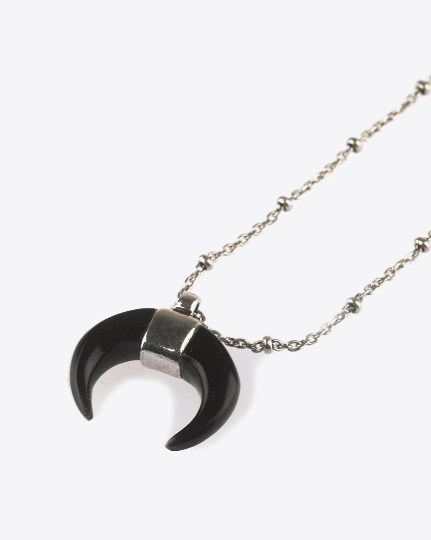 Isabel Marant Bijoux Collier Zanzibar - NoirArgent  