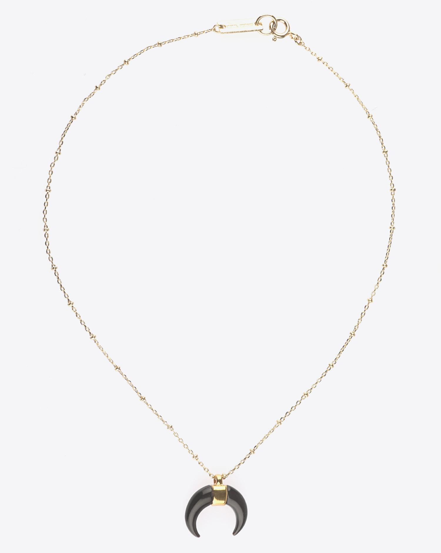 Isabel Marant Bijoux Collier Zanzibar - NoirDoré  