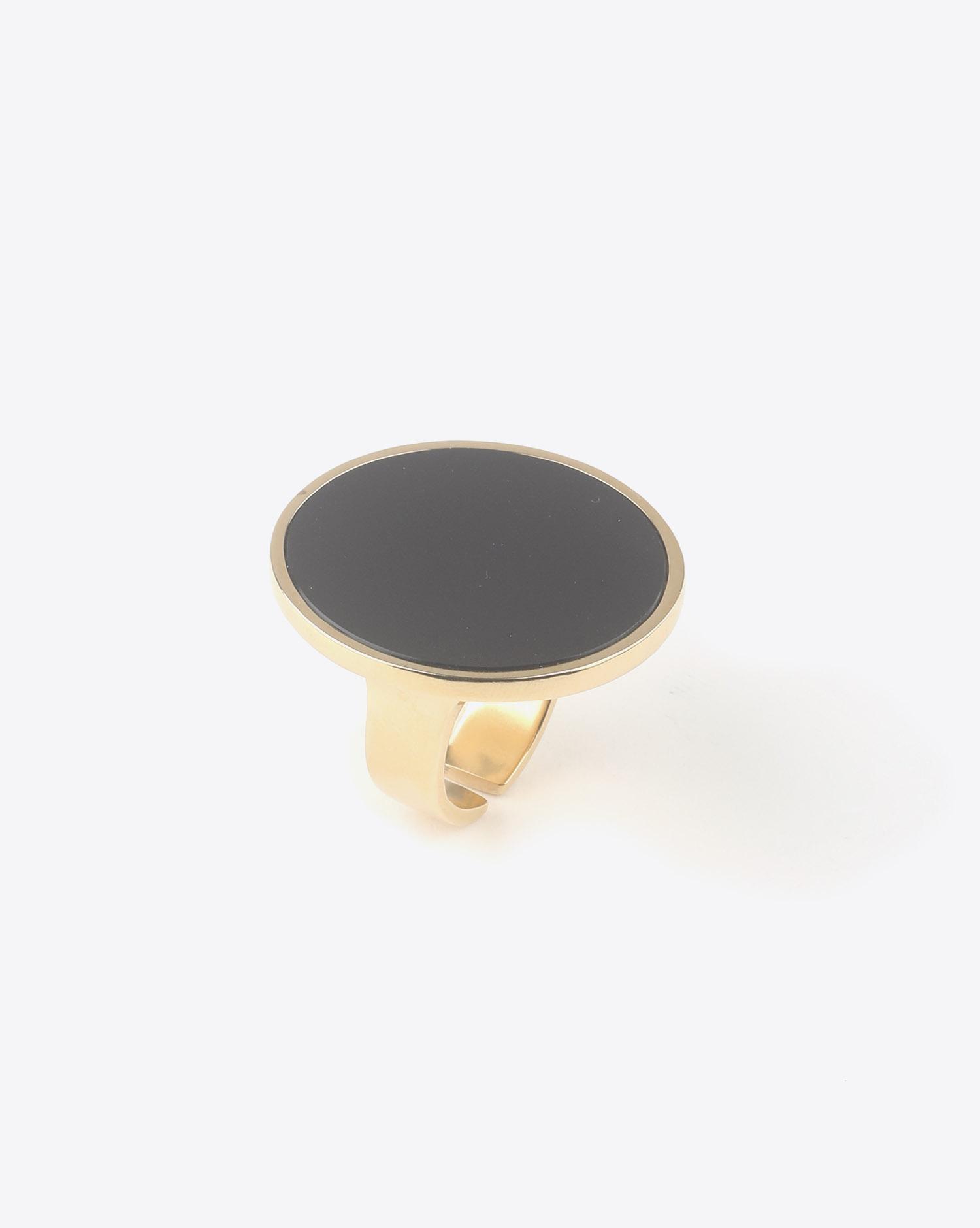 Isabel Marant Bijoux Défilé Bague GOLDEN MOTHER - Black  