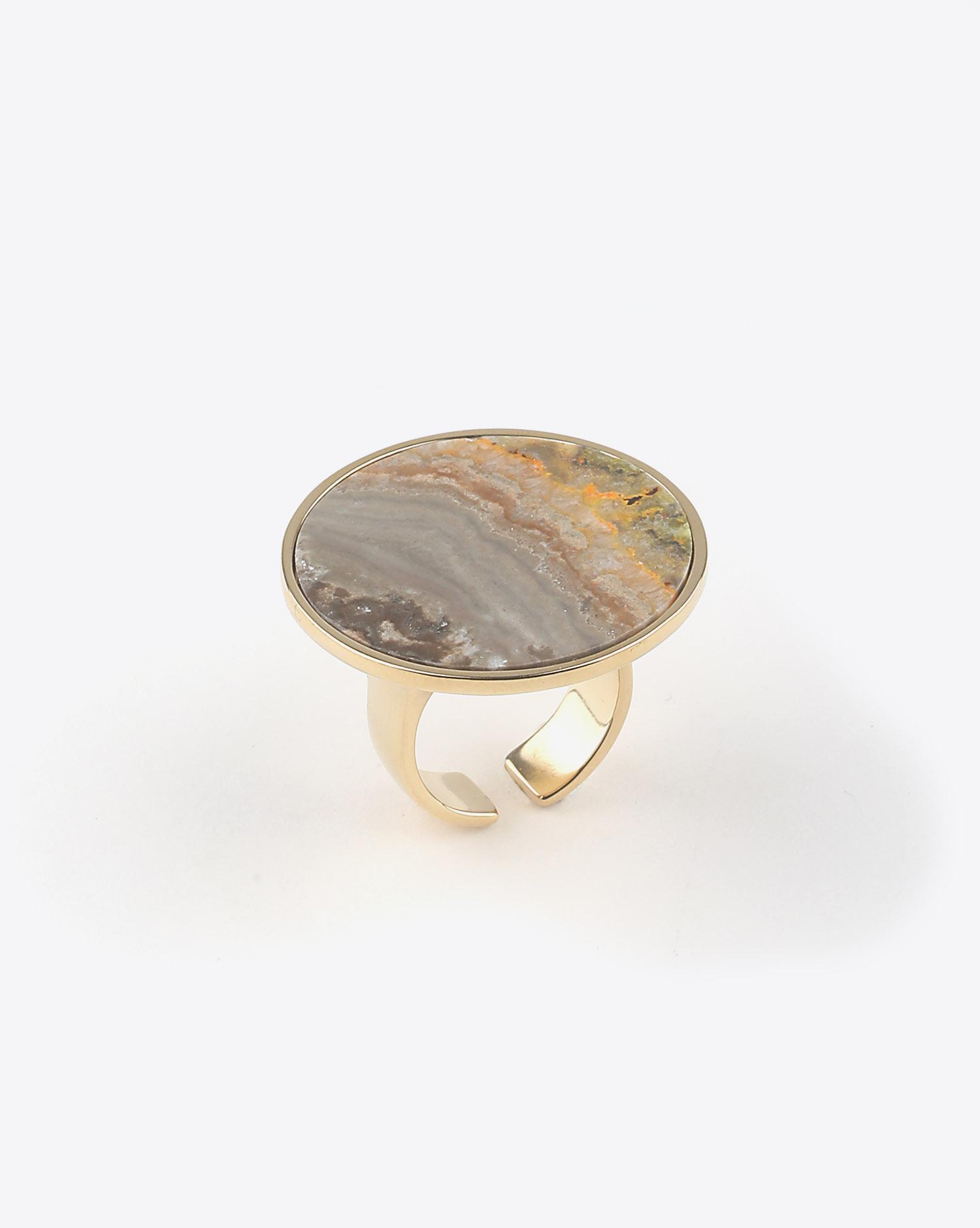 Isabel Marant Bijoux Défilé Bague GOLDEN MOTHER - Mustard  