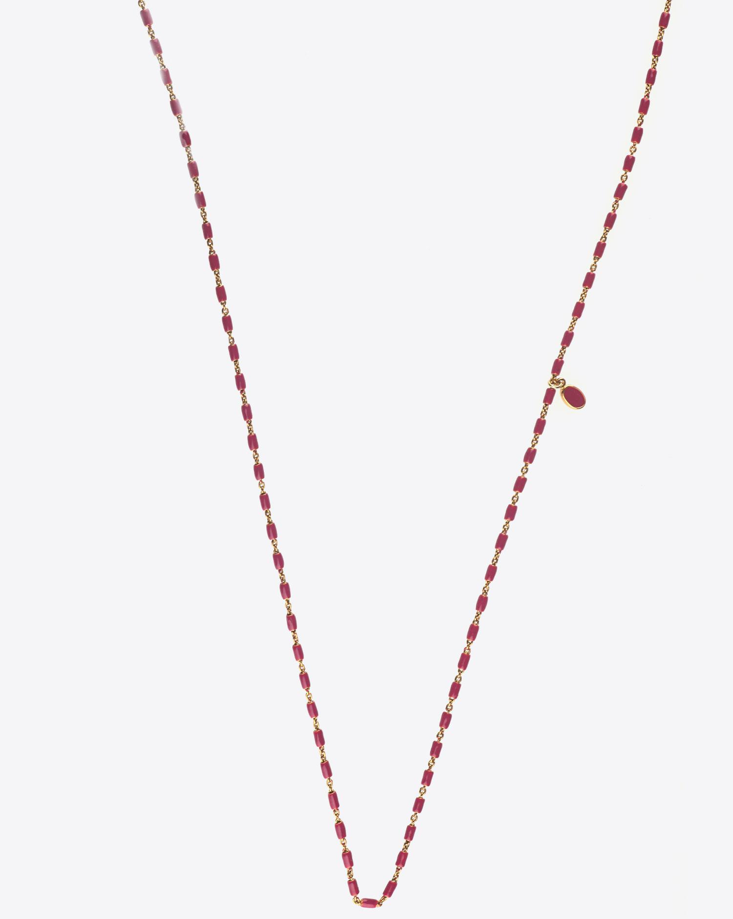 Isabel Marant Bijoux Sautoir CASABLANCA - Fuchsia  