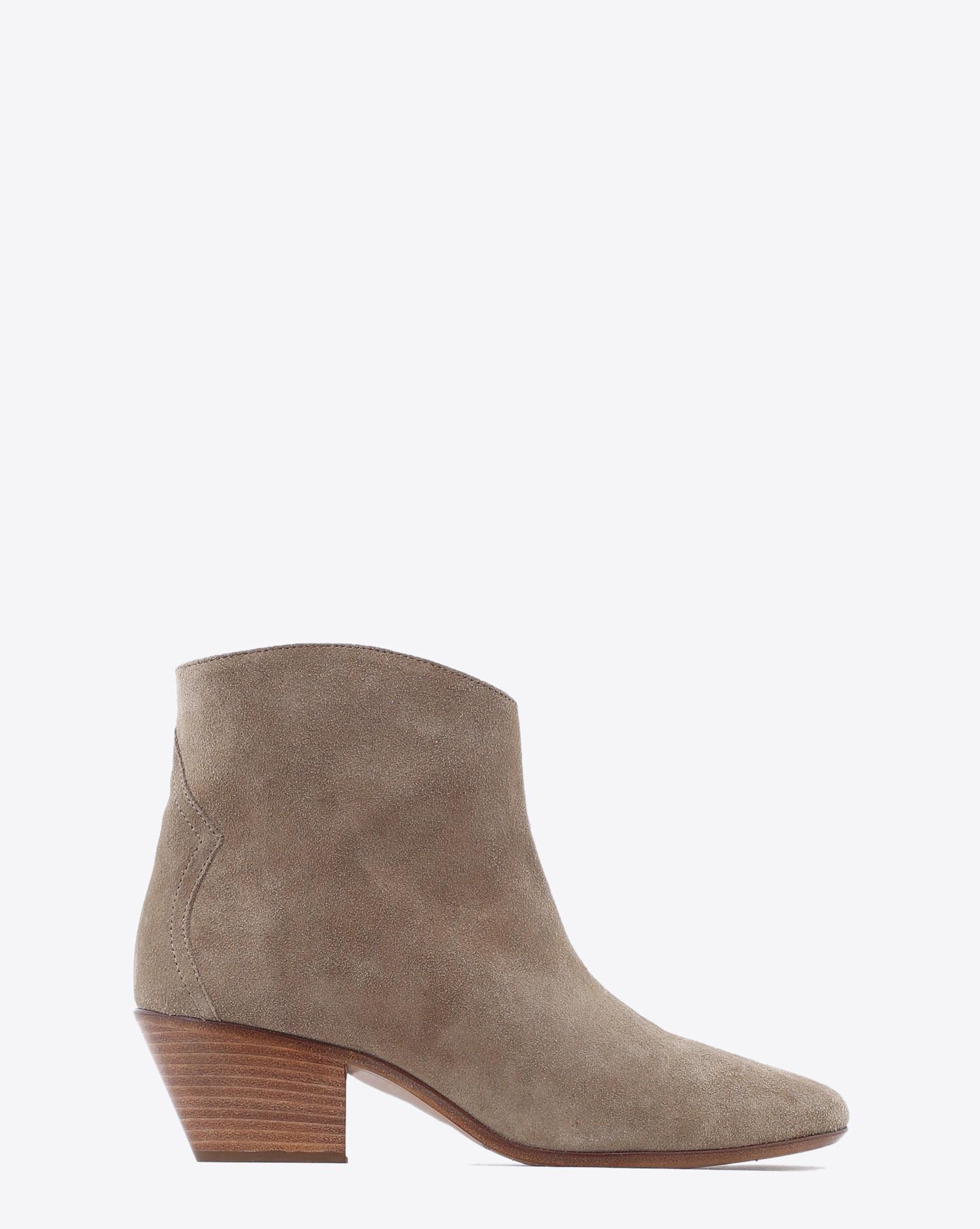 Isabel Marant Chaussures Boots DACKEN - Velvet Taupe   