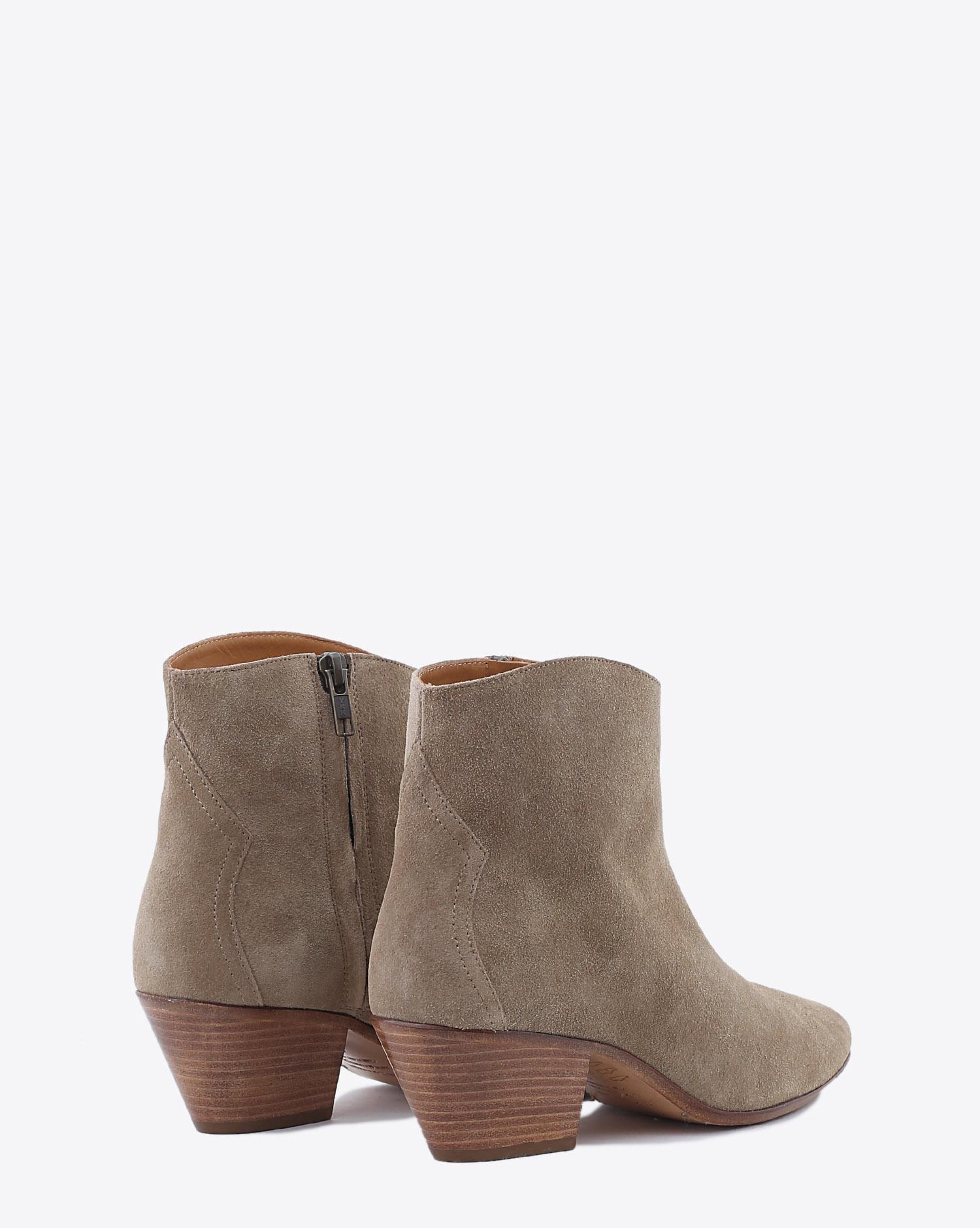 Isabel Marant Chaussures Boots DACKEN - Velvet Taupe   